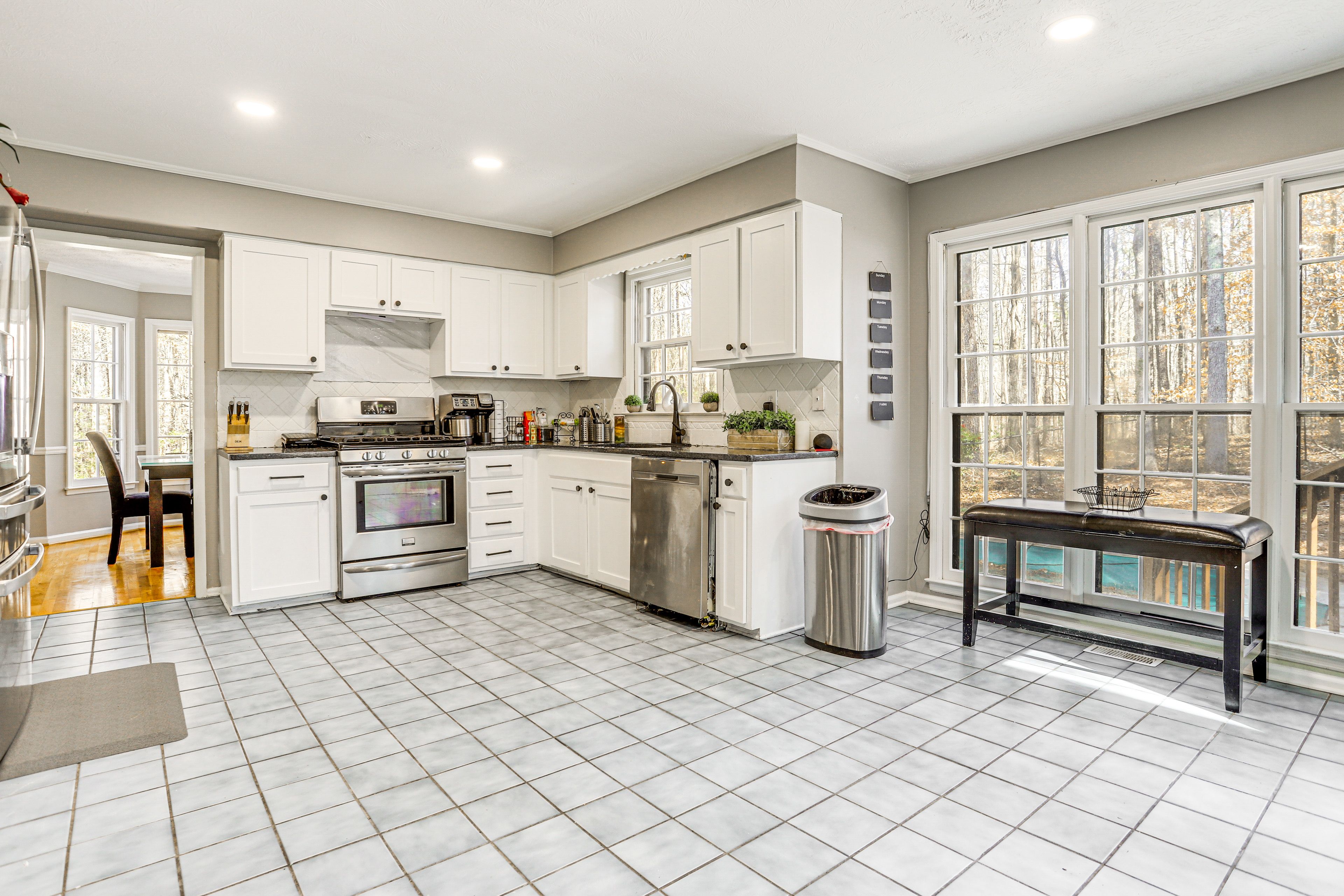 Kitchen | 1st Floor | Drip Coffee Maker | Refrigerator | Cooking Basics