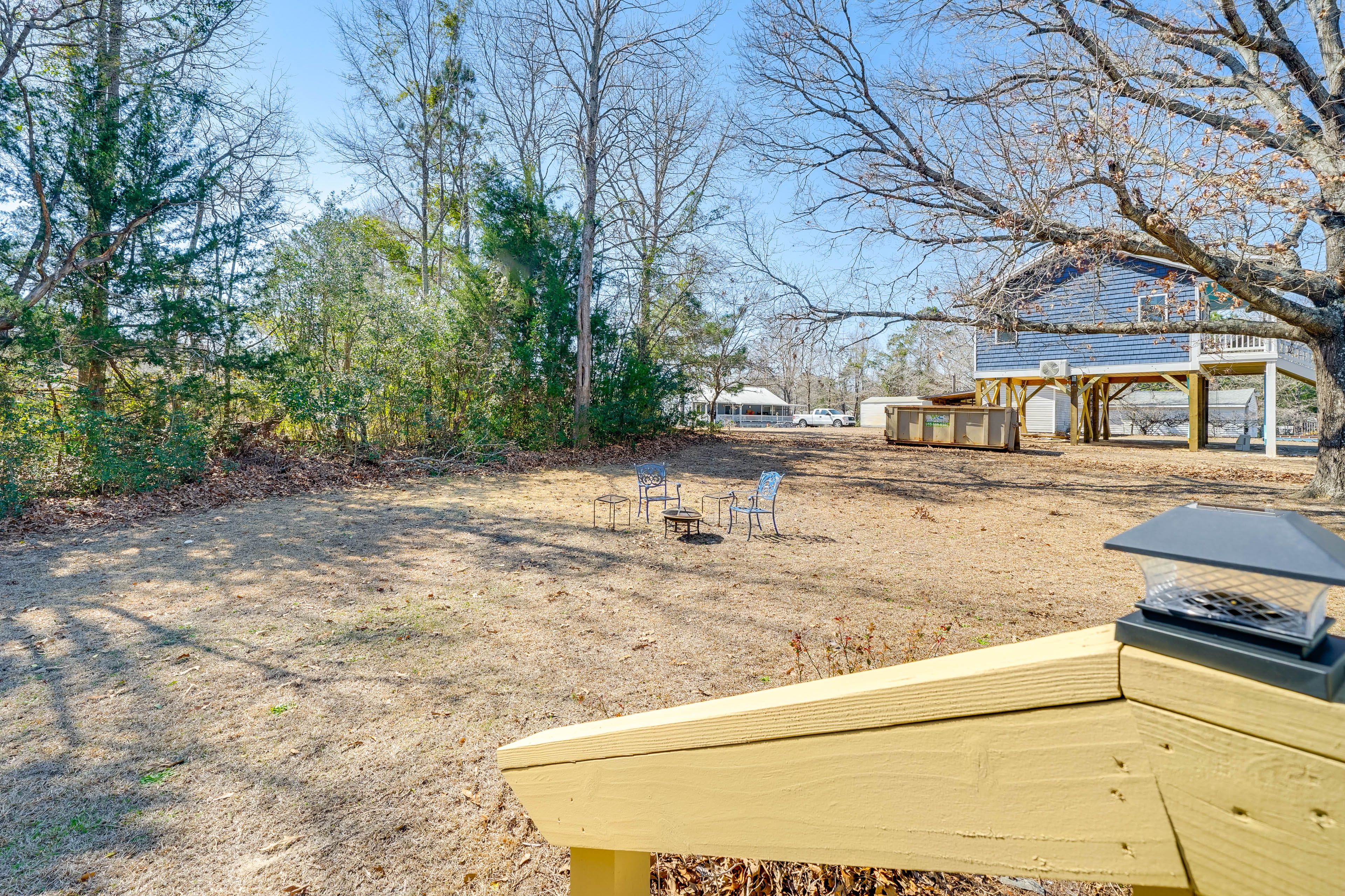 Open Yard | Fire Pit | Hammock