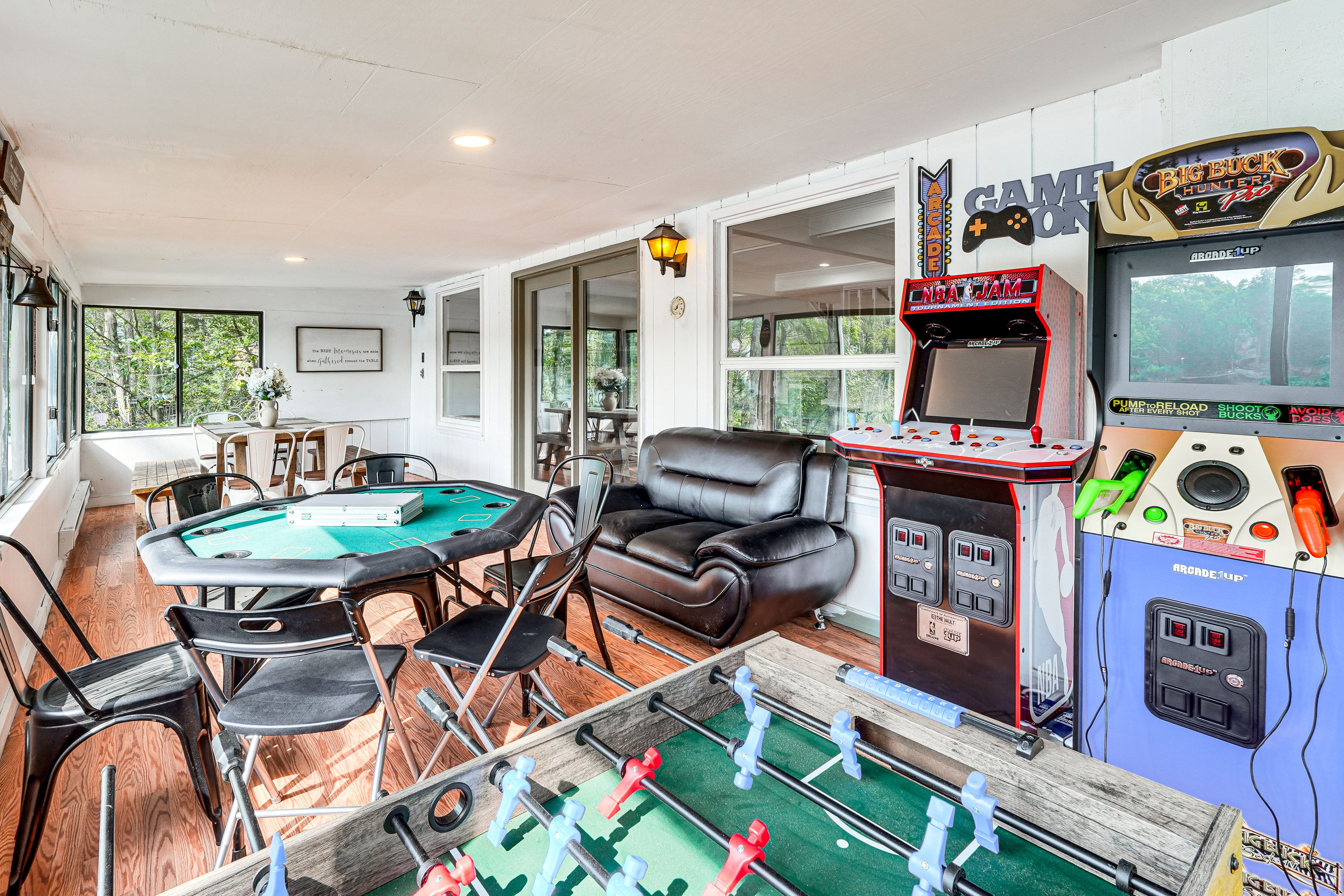 Game Room | Free WiFi | Poker Table | Arcade Consoles