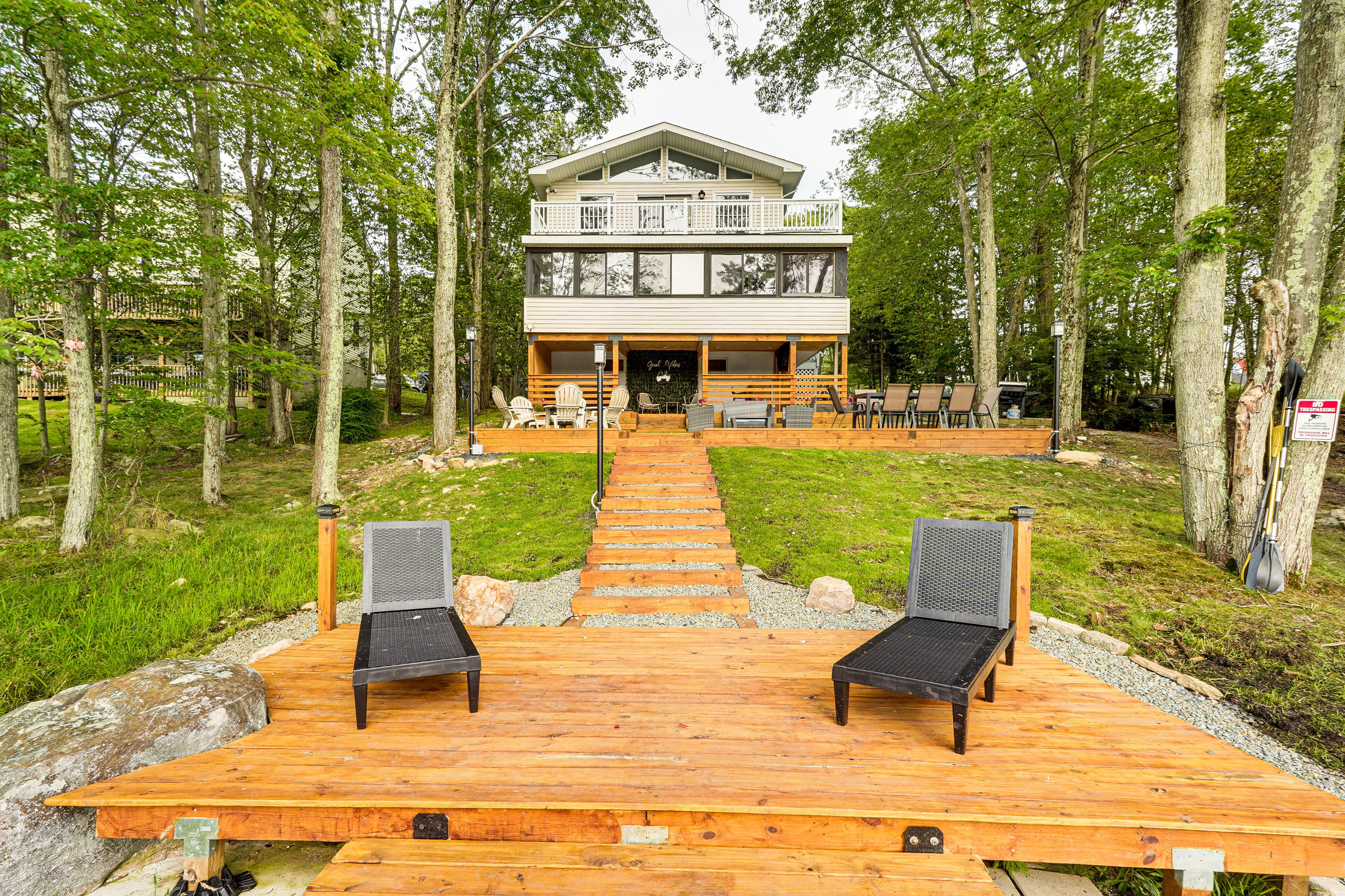 Property Exterior | 2-Story Home | Private Dock