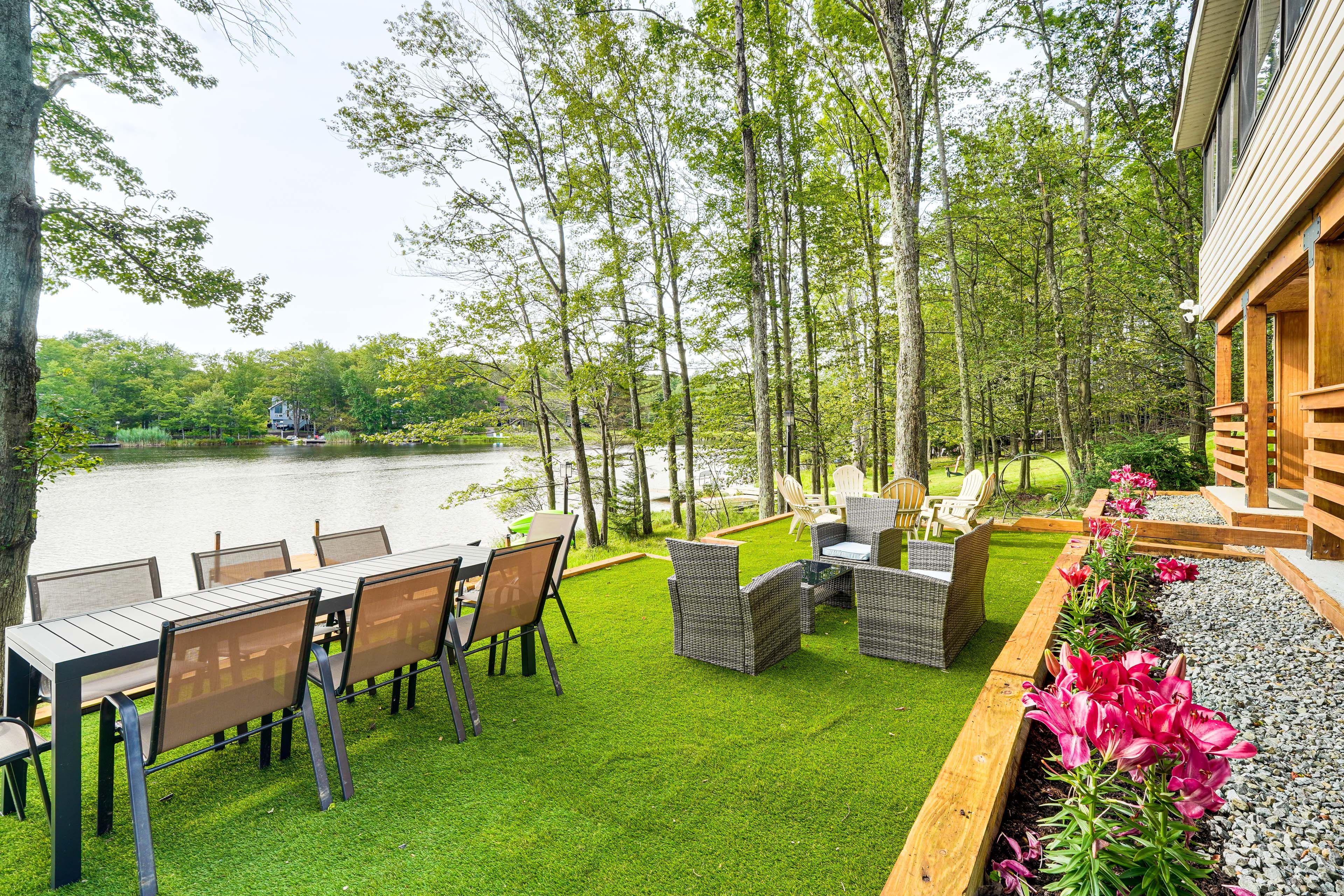 Private Backyard Area | Direct Lake Access