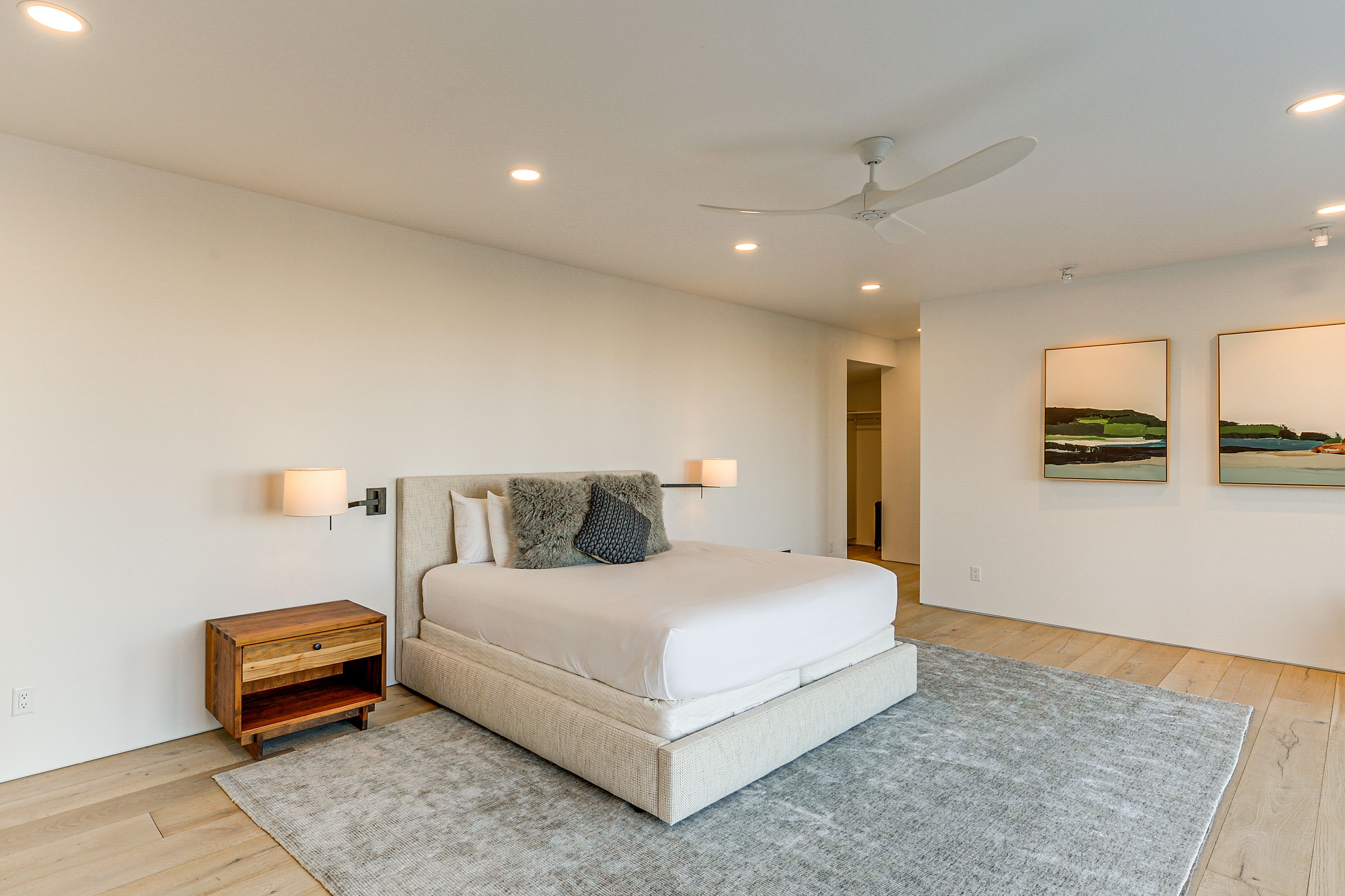 Bedroom 1 | 2nd Floor | California King Bed | Fireplace | Linens Provided