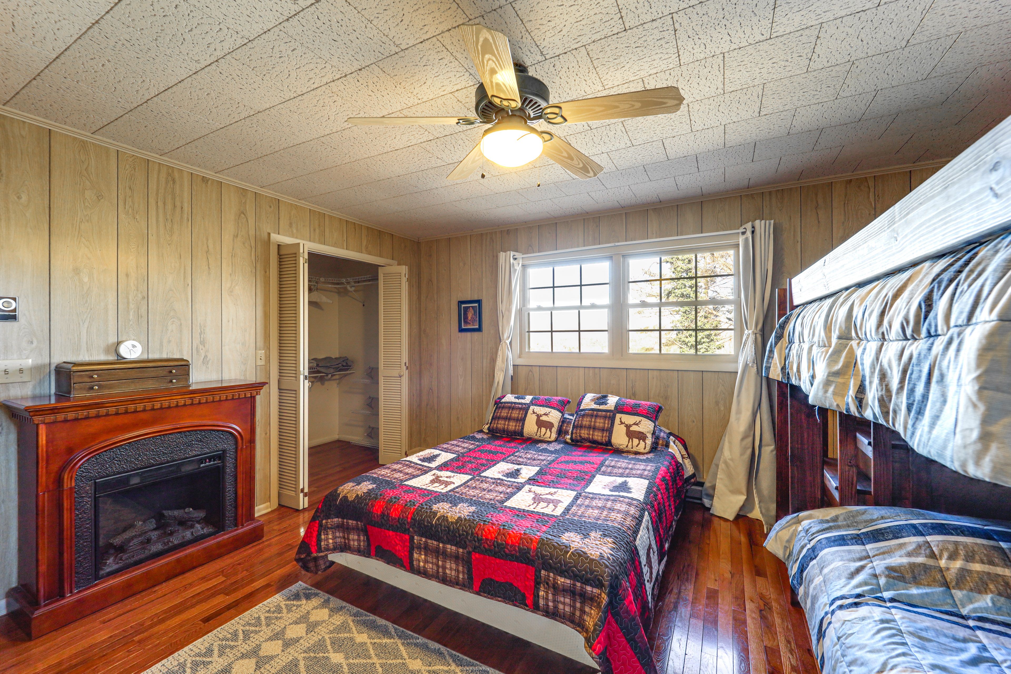 Bedroom 2 | Main Level | Queen Bed | Twin Bunk Bed | Linens Provided