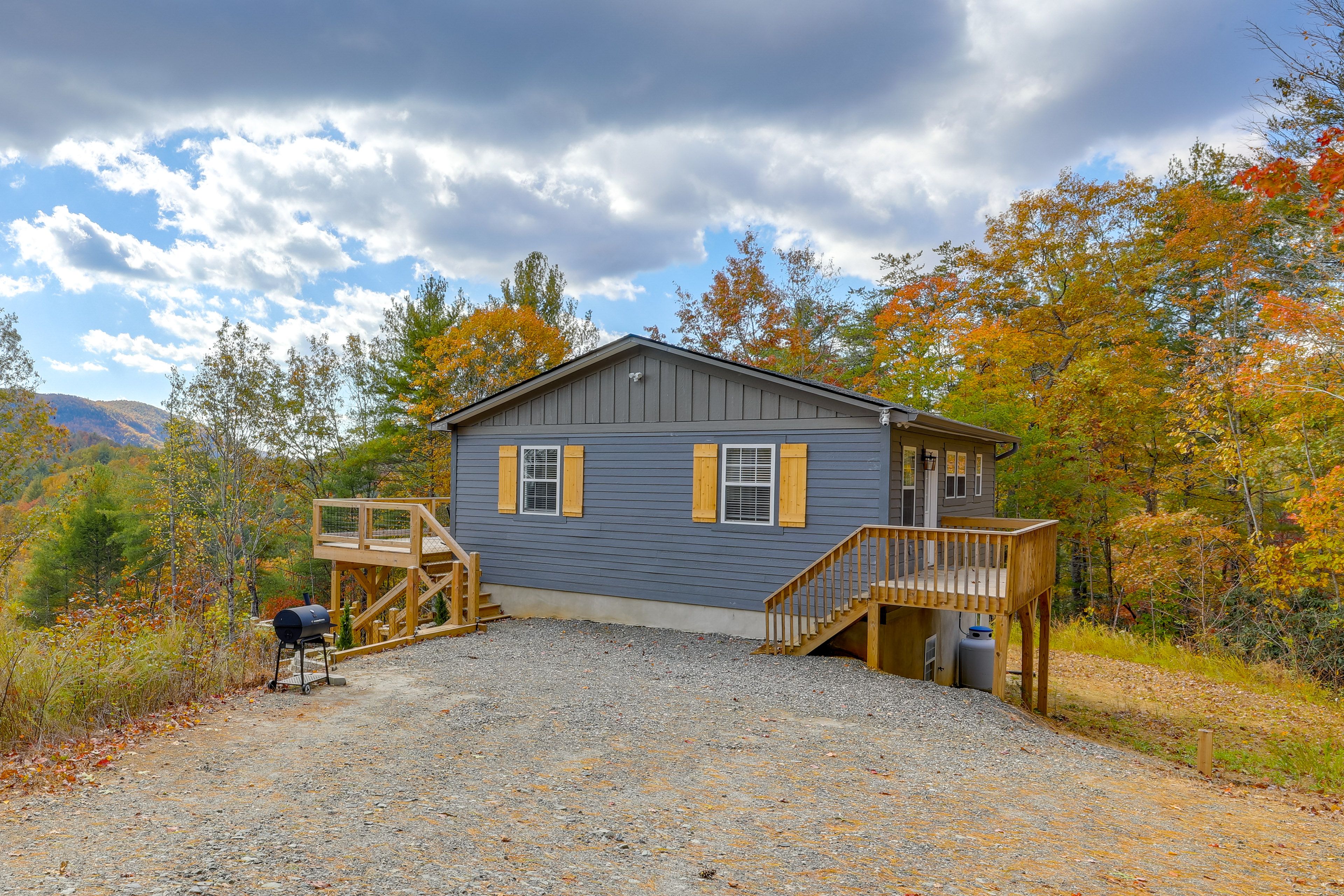House Exterior | Charcoal Grill