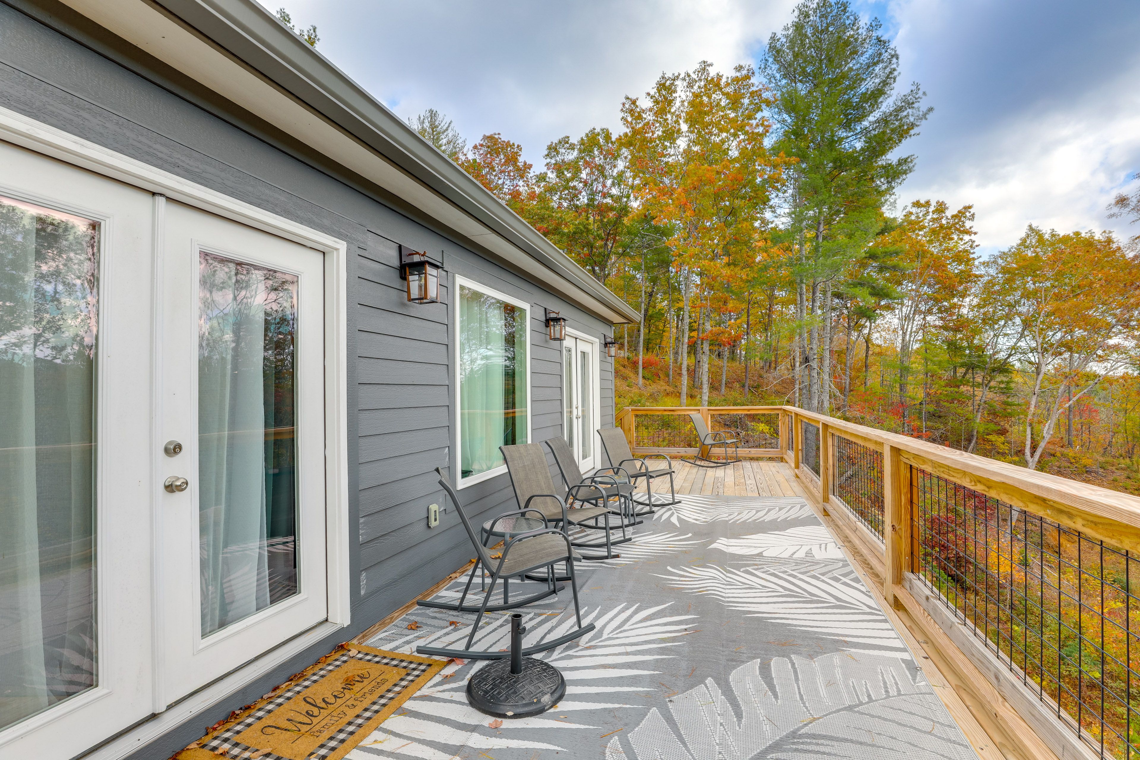 Deck | Rocking Chairs | Mountain Views