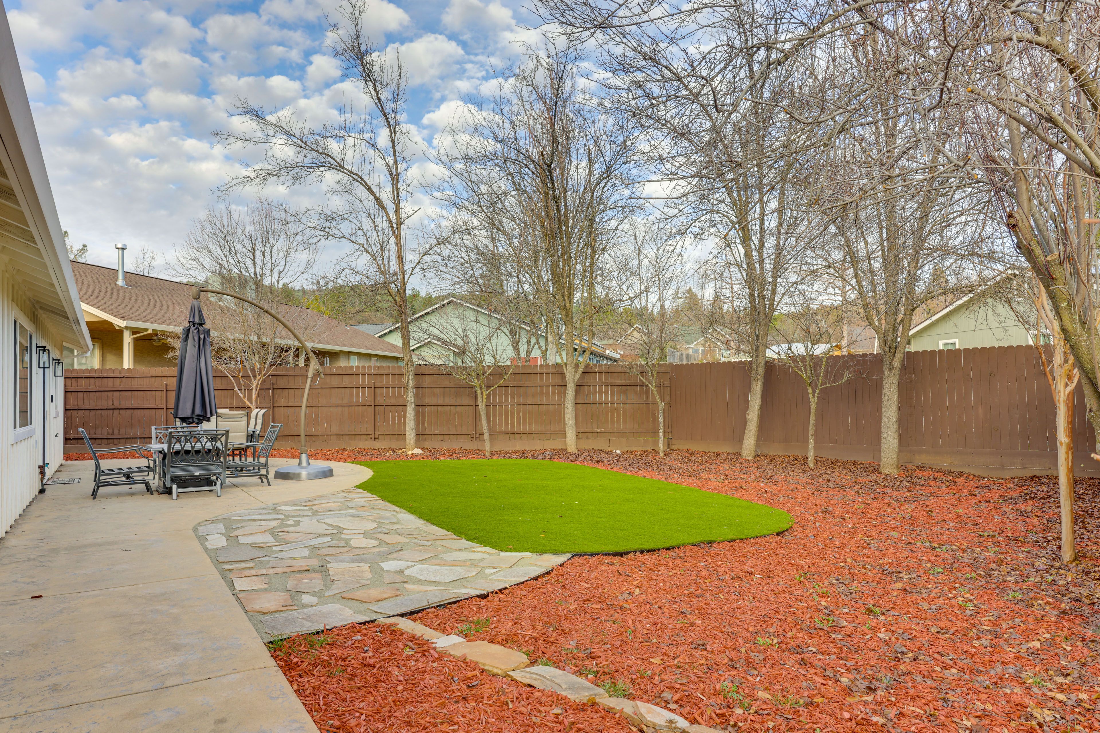 Fenced Backyard