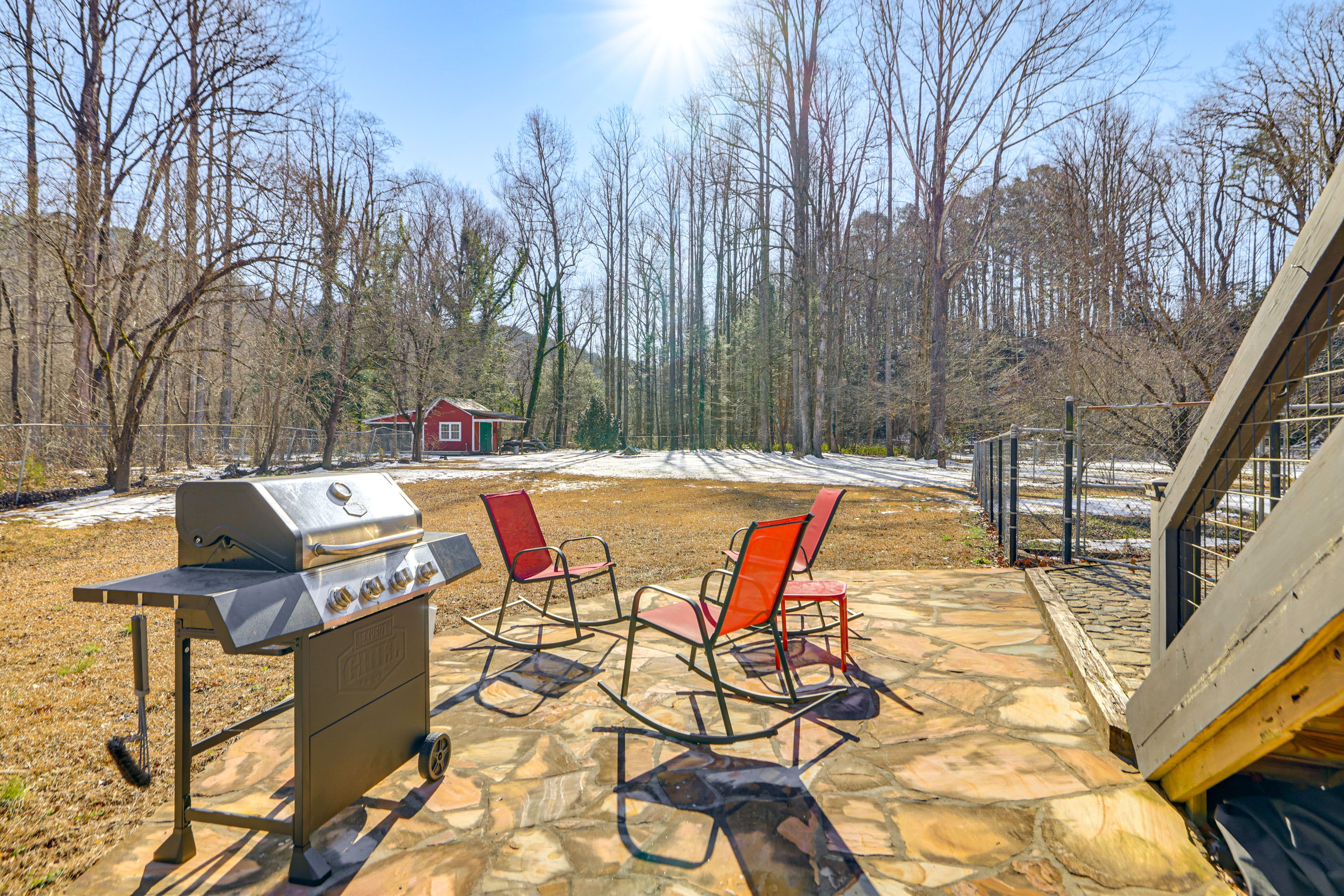 Exterior | Fenced Backyard | Gas Grill (Propane Provided)