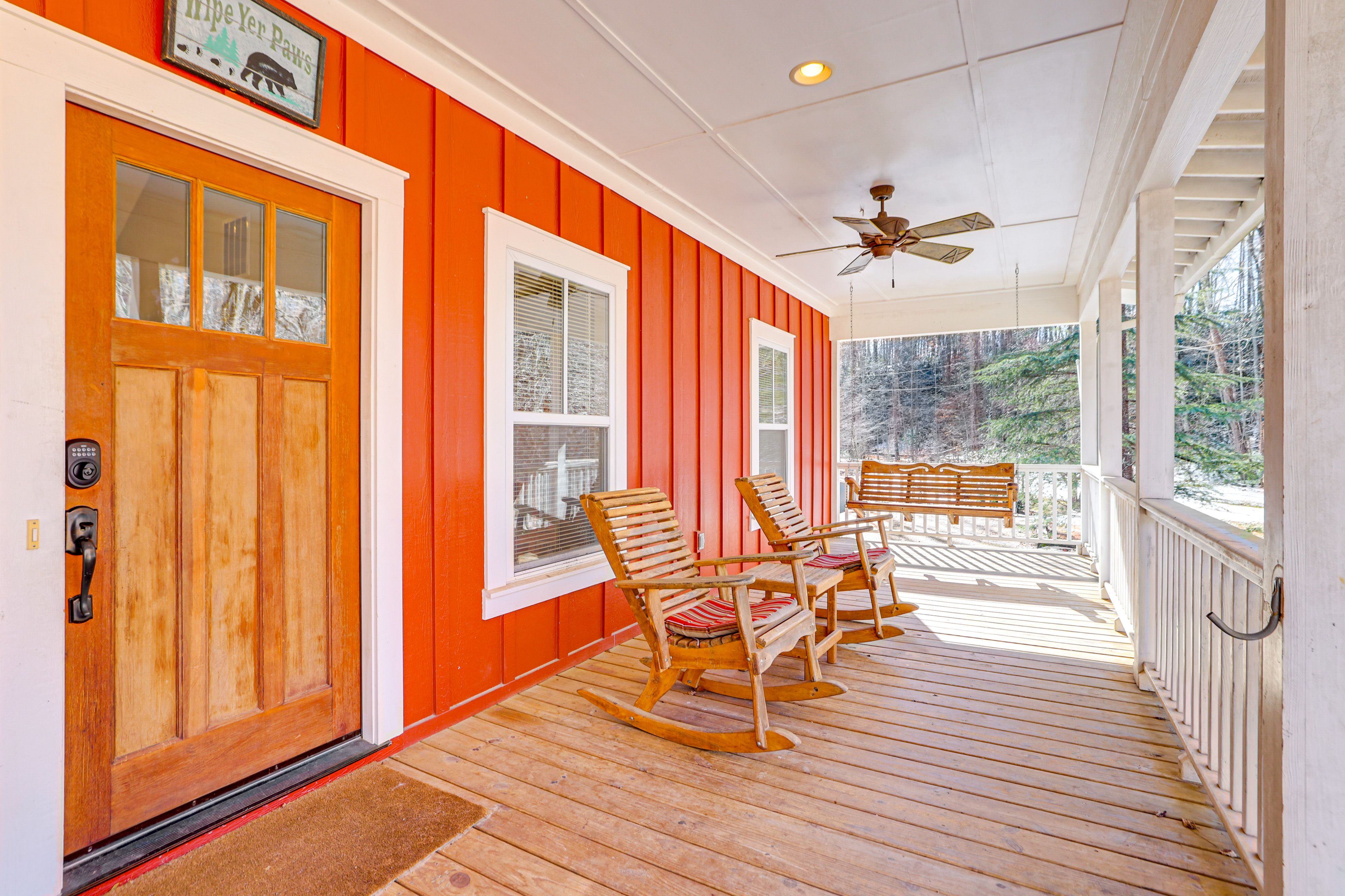 Exterior | Front Porch | Swing