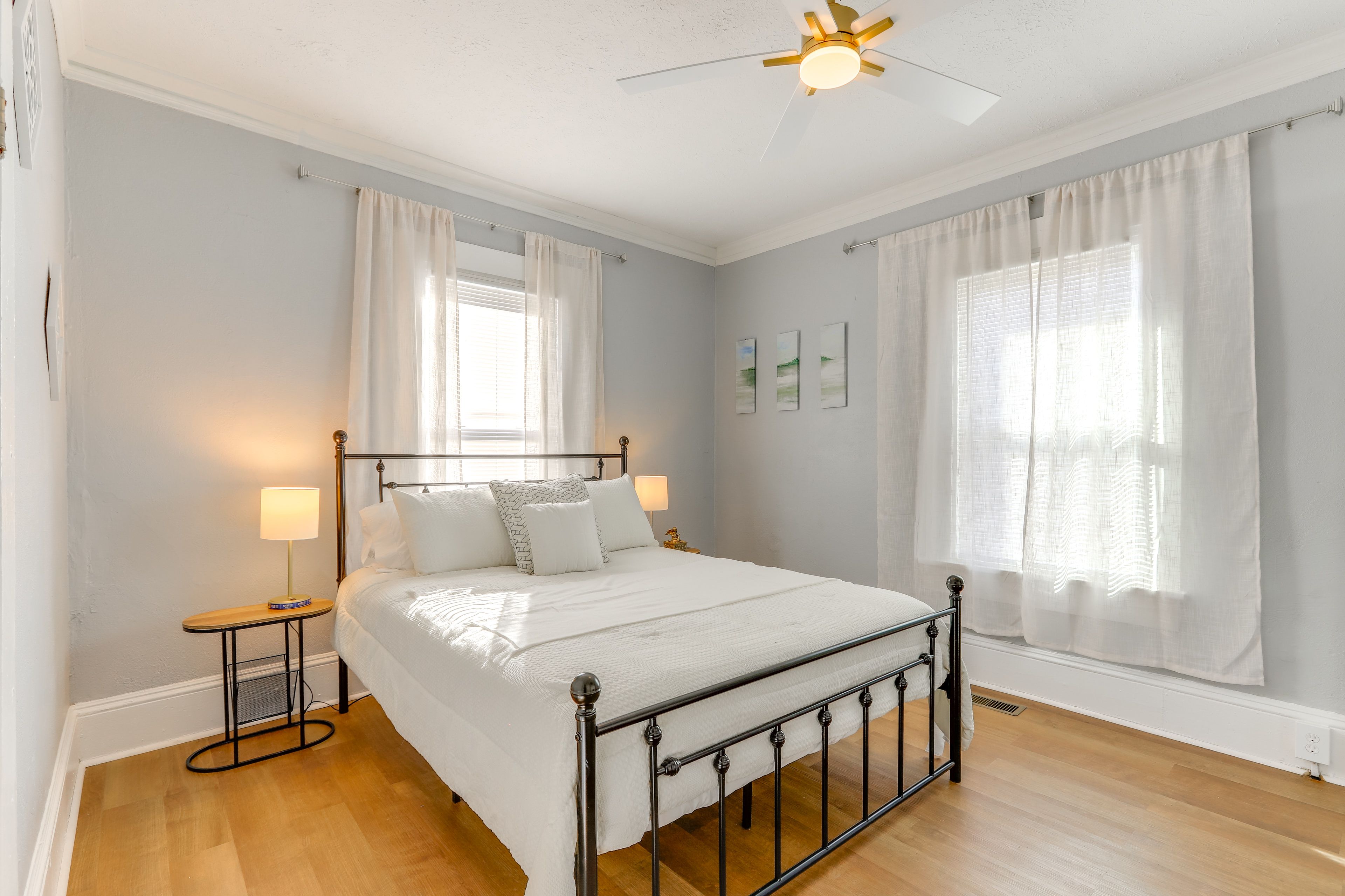 Bedroom 1 | Queen Bed | Linens Provided | Smart TV