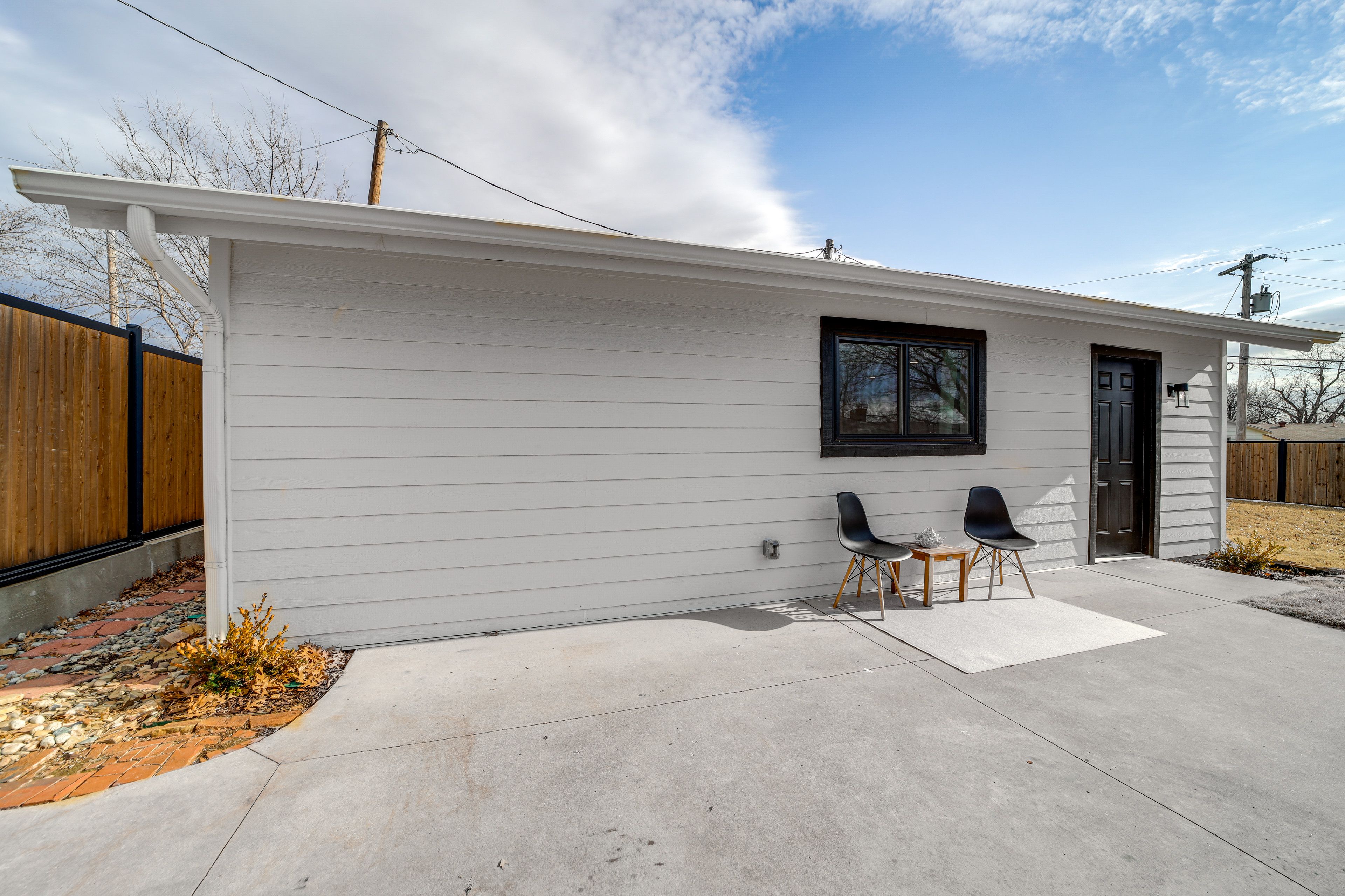 Studio Exterior | Private Outdoor Seating | Shared Yard