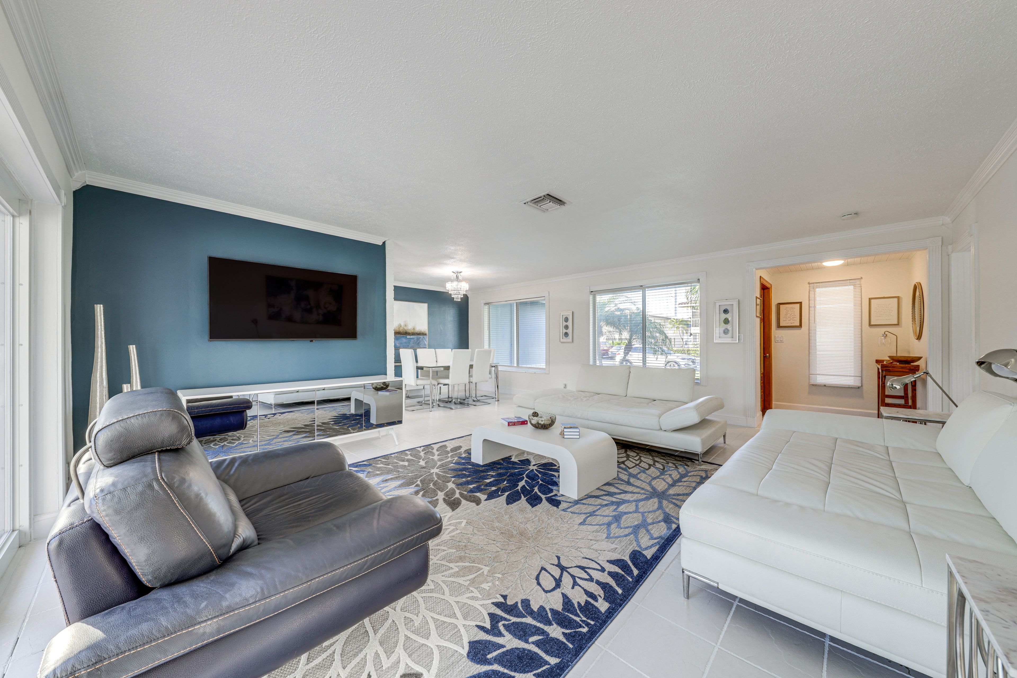 Living Room | Central A/C & Heat | Free WiFi