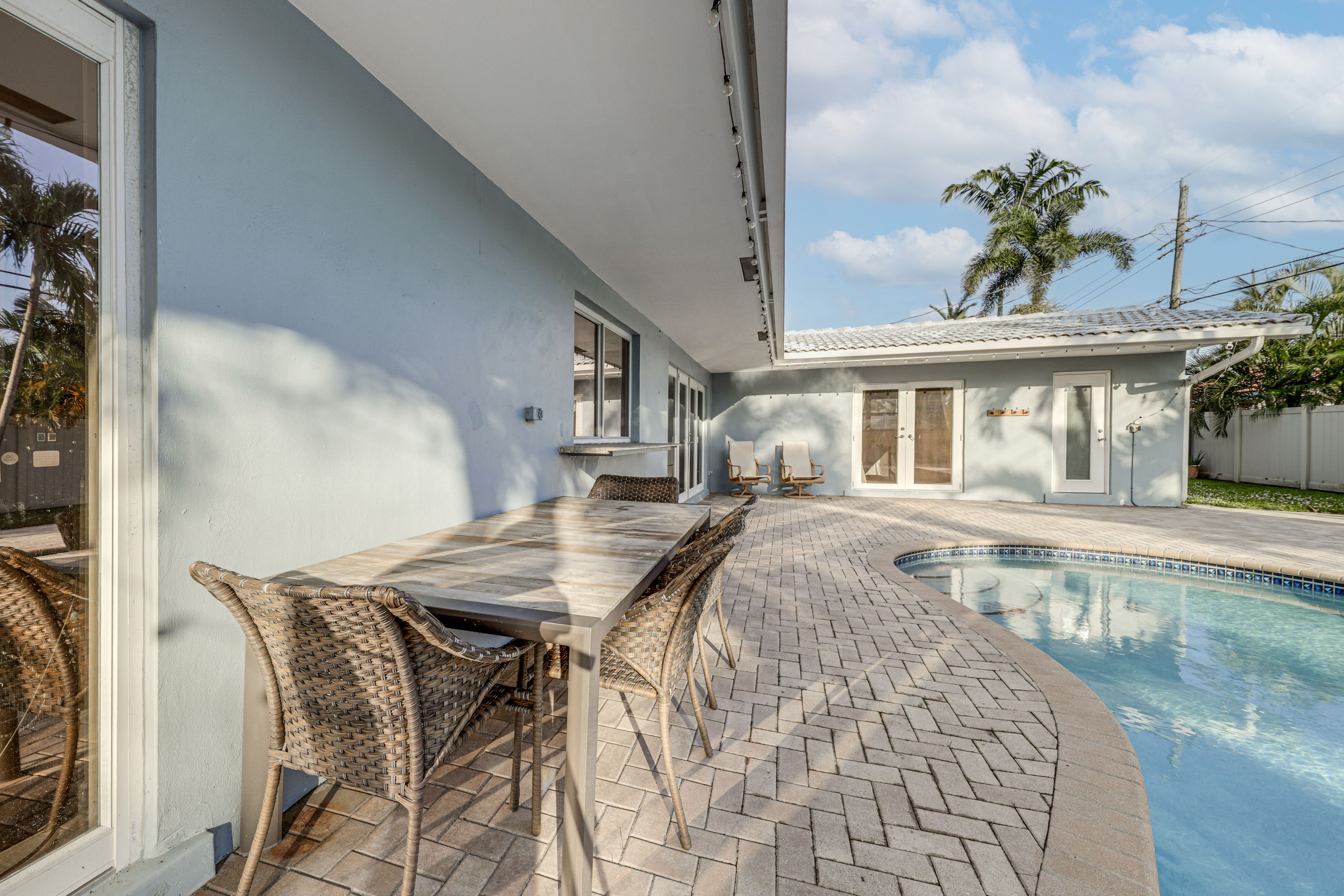 Private Patio | Outdoor Pool (Unheated)
