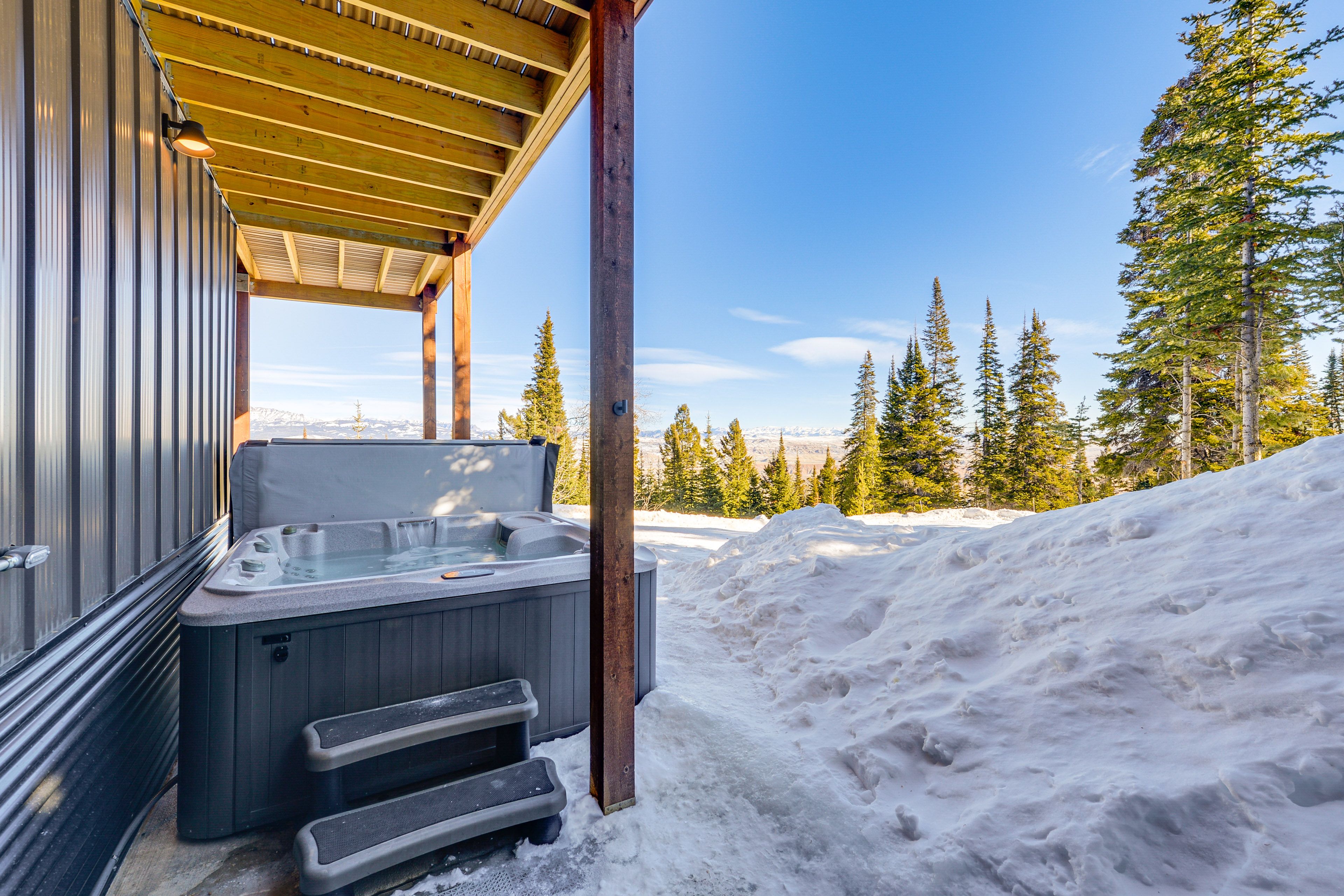 Home Exterior | Private Hot Tub