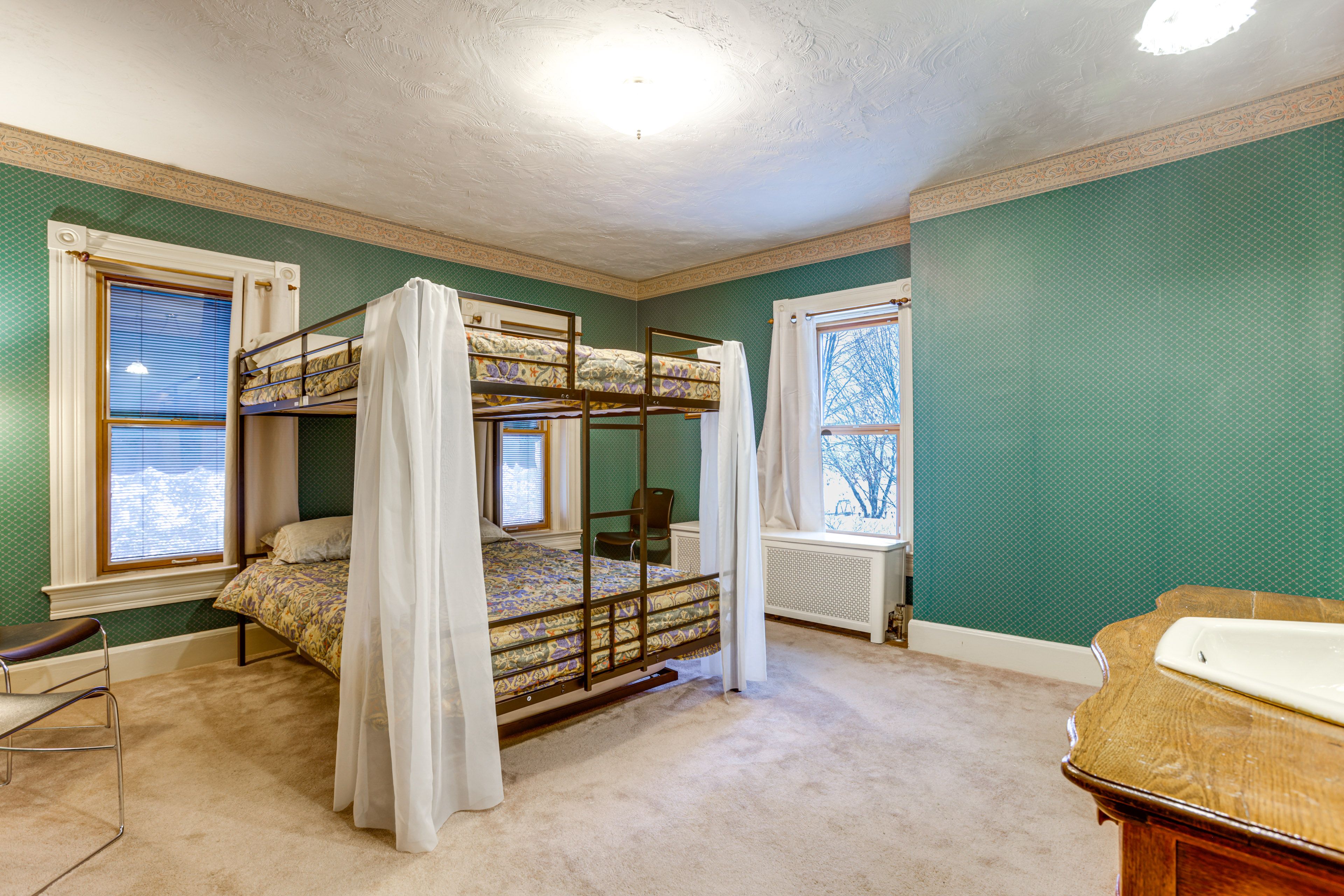 Bedroom 3 | Queen Bunk Bed w/ Twin Trundle | 2nd Floor
