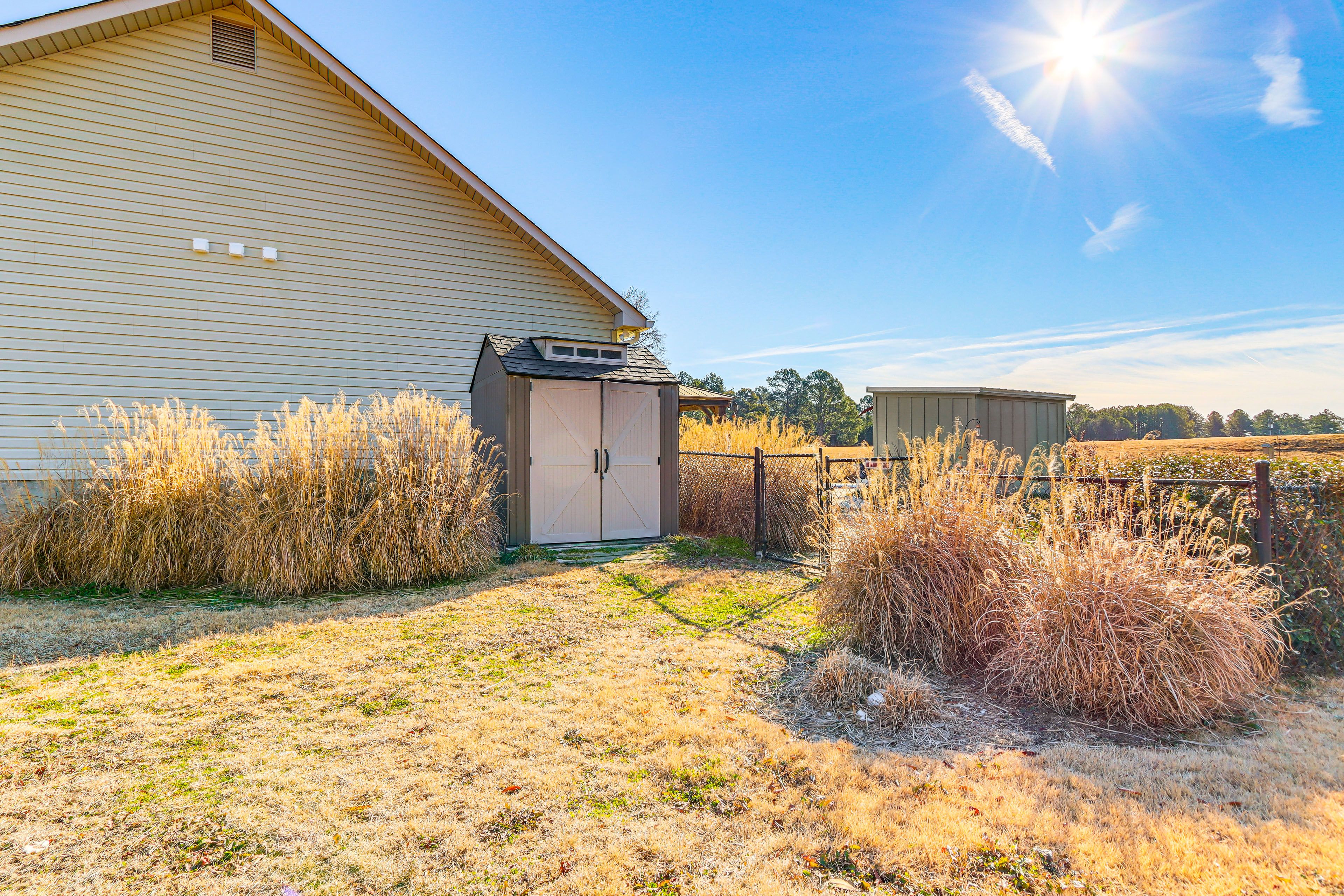 Side Exterior | Fenced Backyard