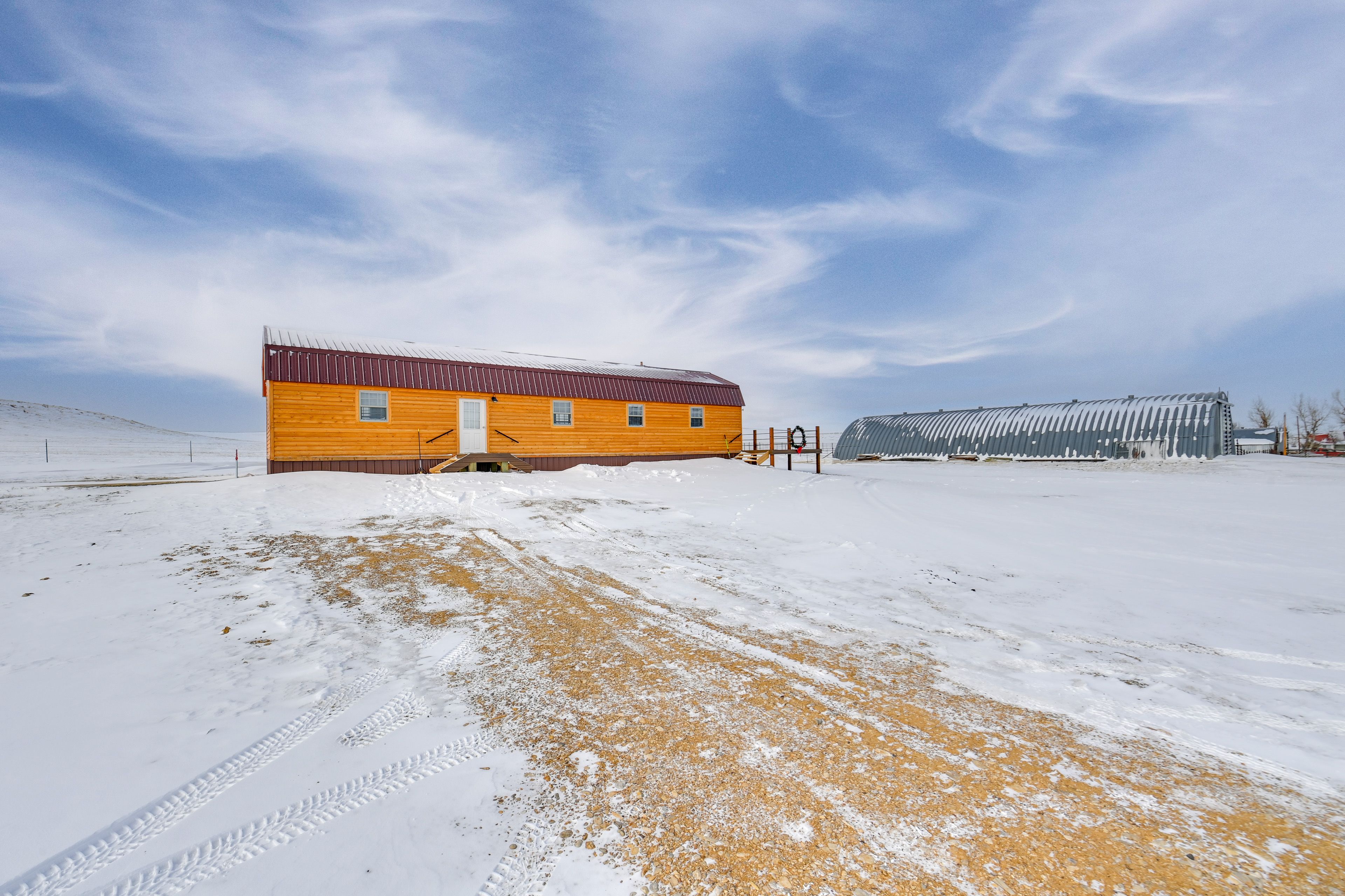 Property Exterior | Single-Story Cabin | RV/Trailer Parking Allowed