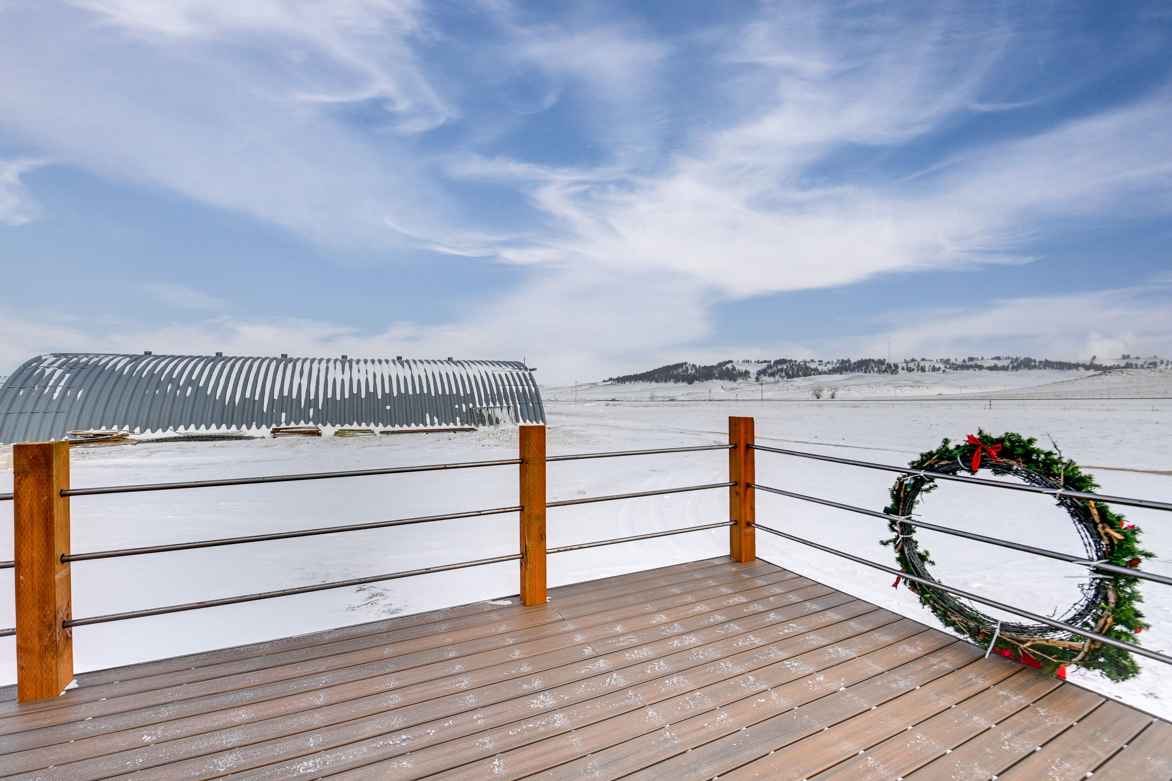 Deck | Pasture & Hill Views