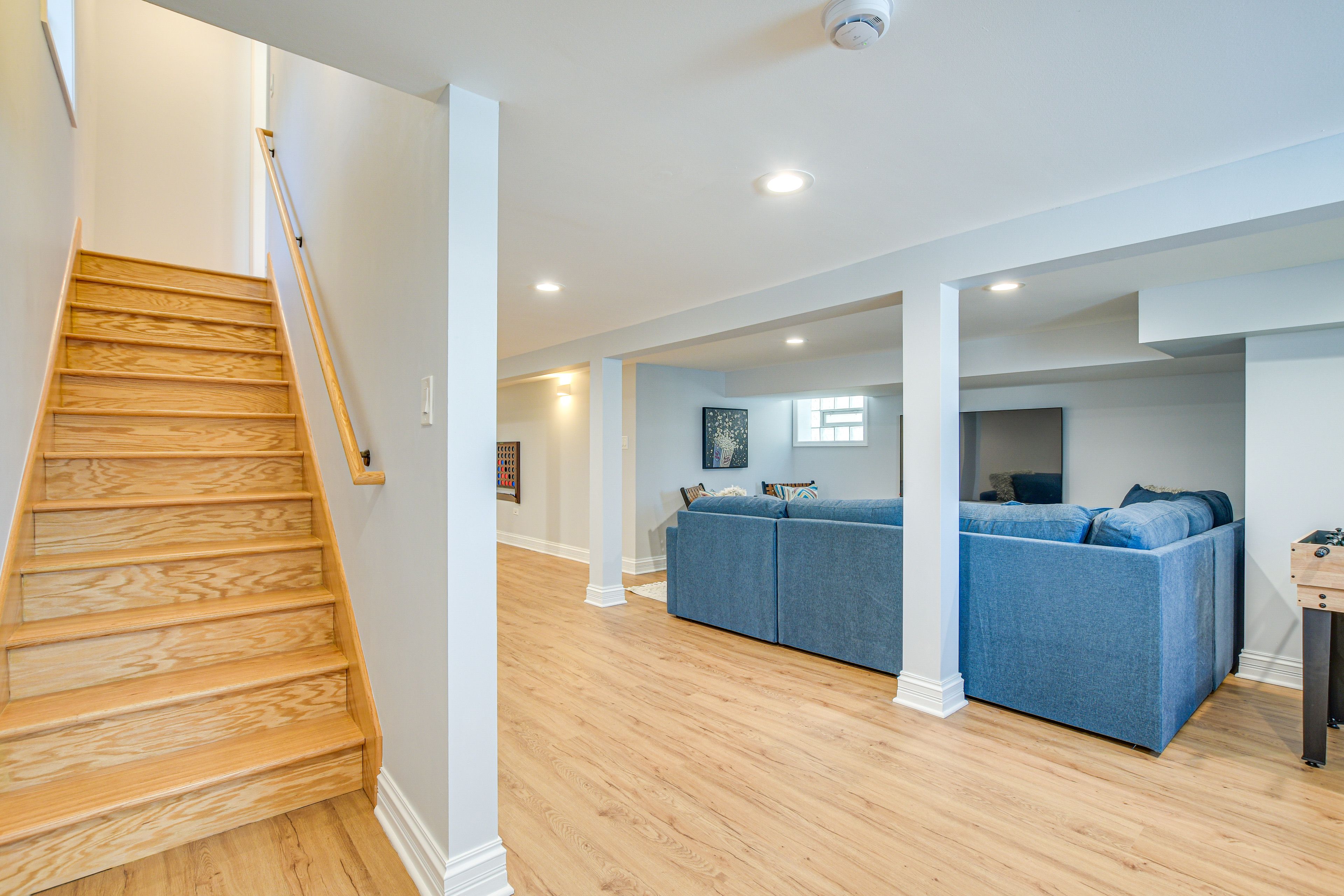 Game Room | Full Sleeper Sofa | Basement | Flat-Screen TV