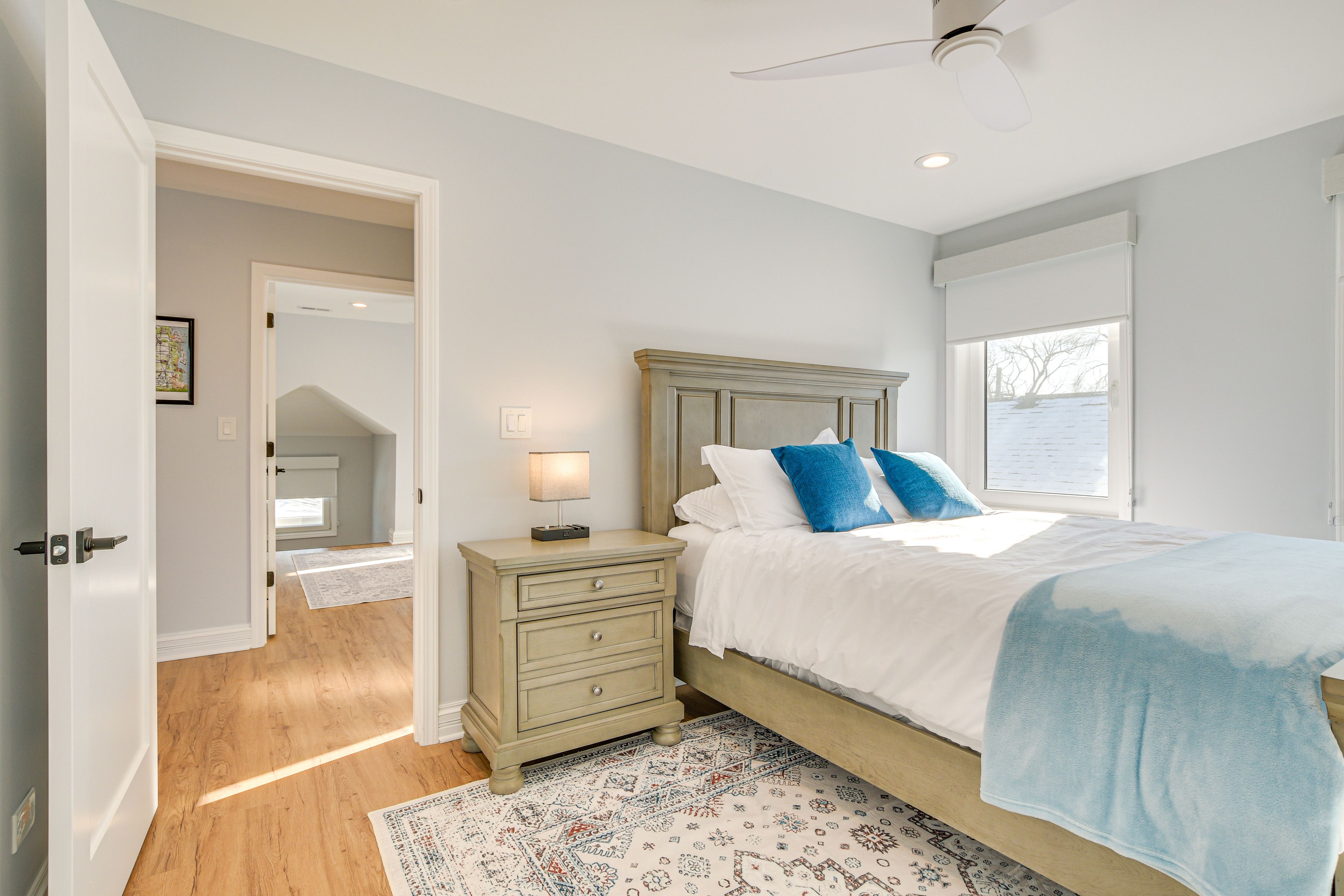 Bedroom 2 | Queen Bed | Flat-Screen TV | 2nd Floor