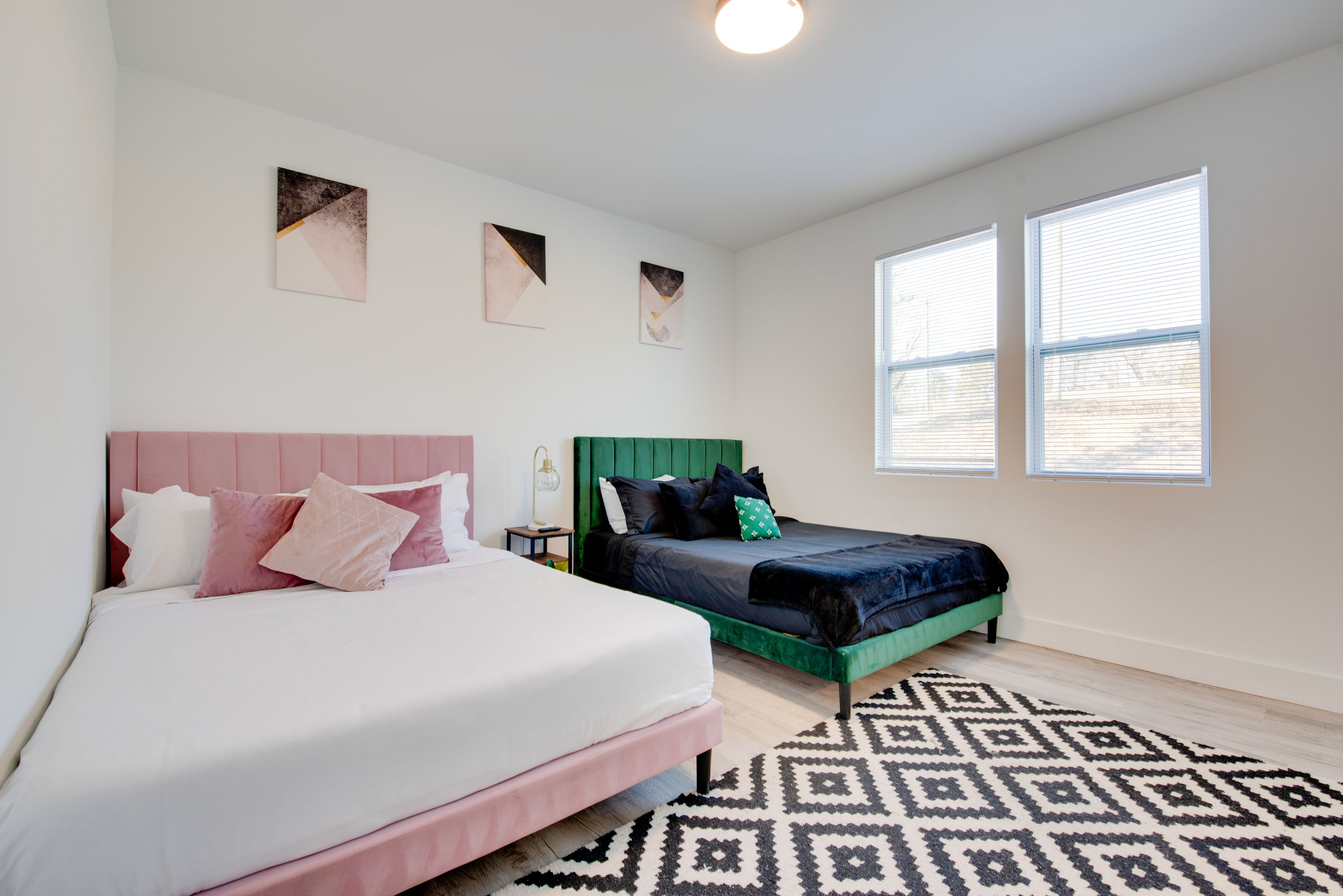 Bedroom 2 | 2 Full Beds | Smart TV | En-Suite Bathroom