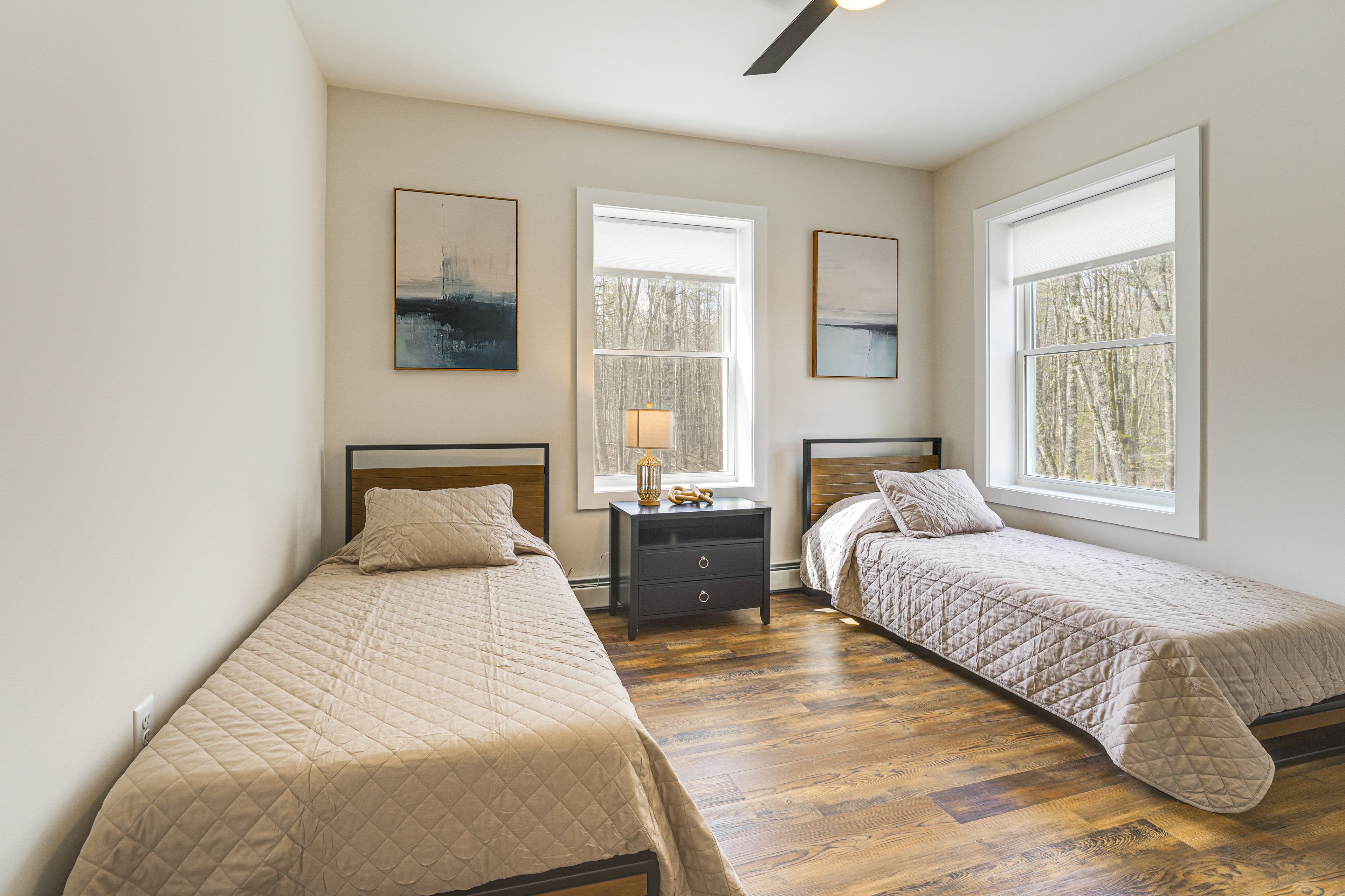 Bedroom 2 | Main Level | 2 Twin Beds | Linens Provided