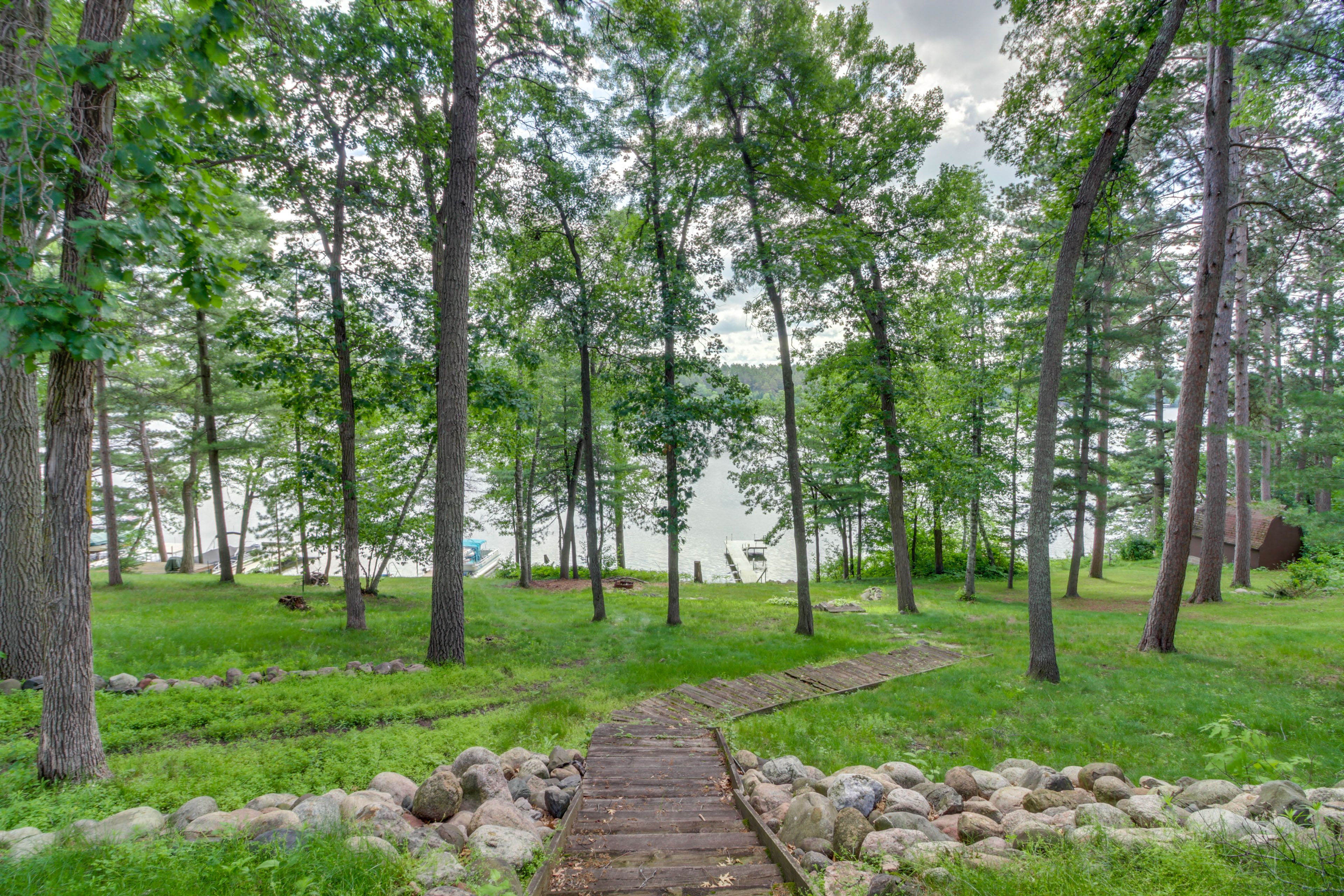 Pequot Lakes Vacation Rental | 3BR | 2BA | Steps Required | 1,904 Sq Ft