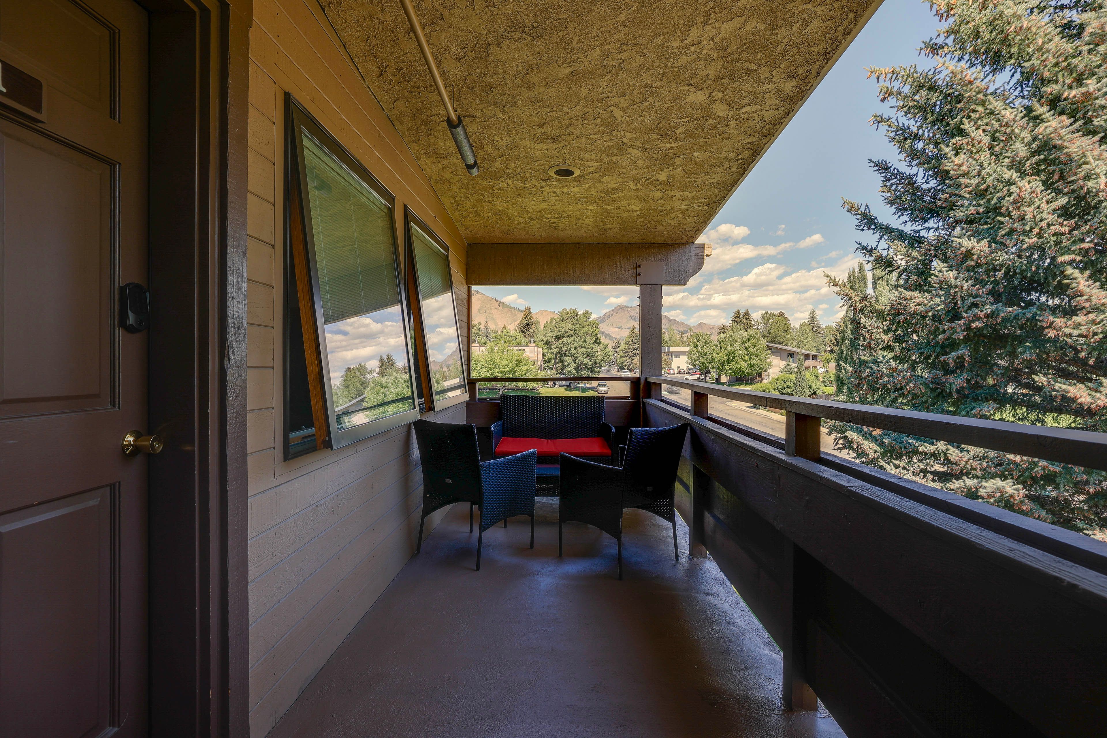 Private Balcony | Seating Area | Mountain Views