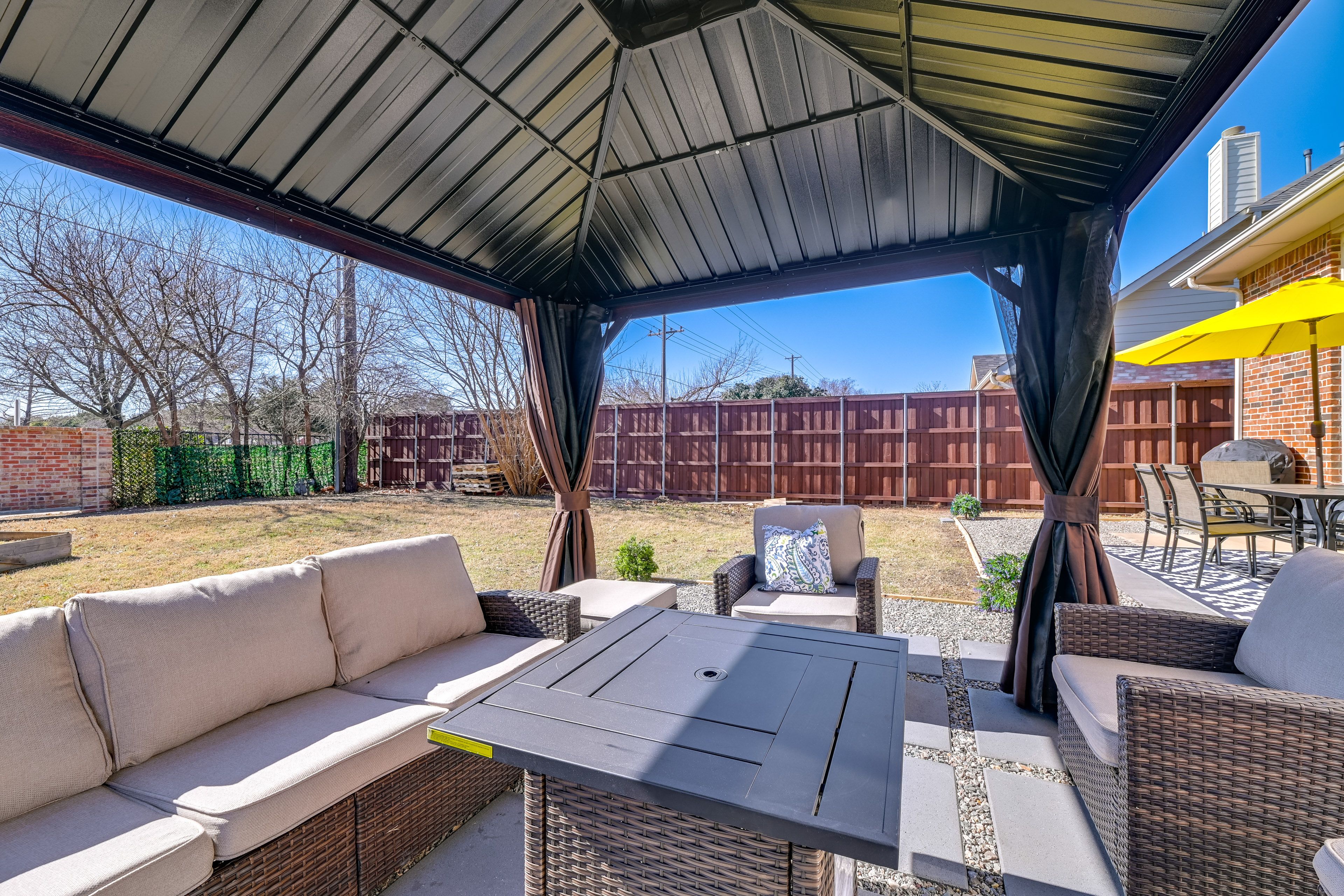 Fenced-In Yard | Gazebo