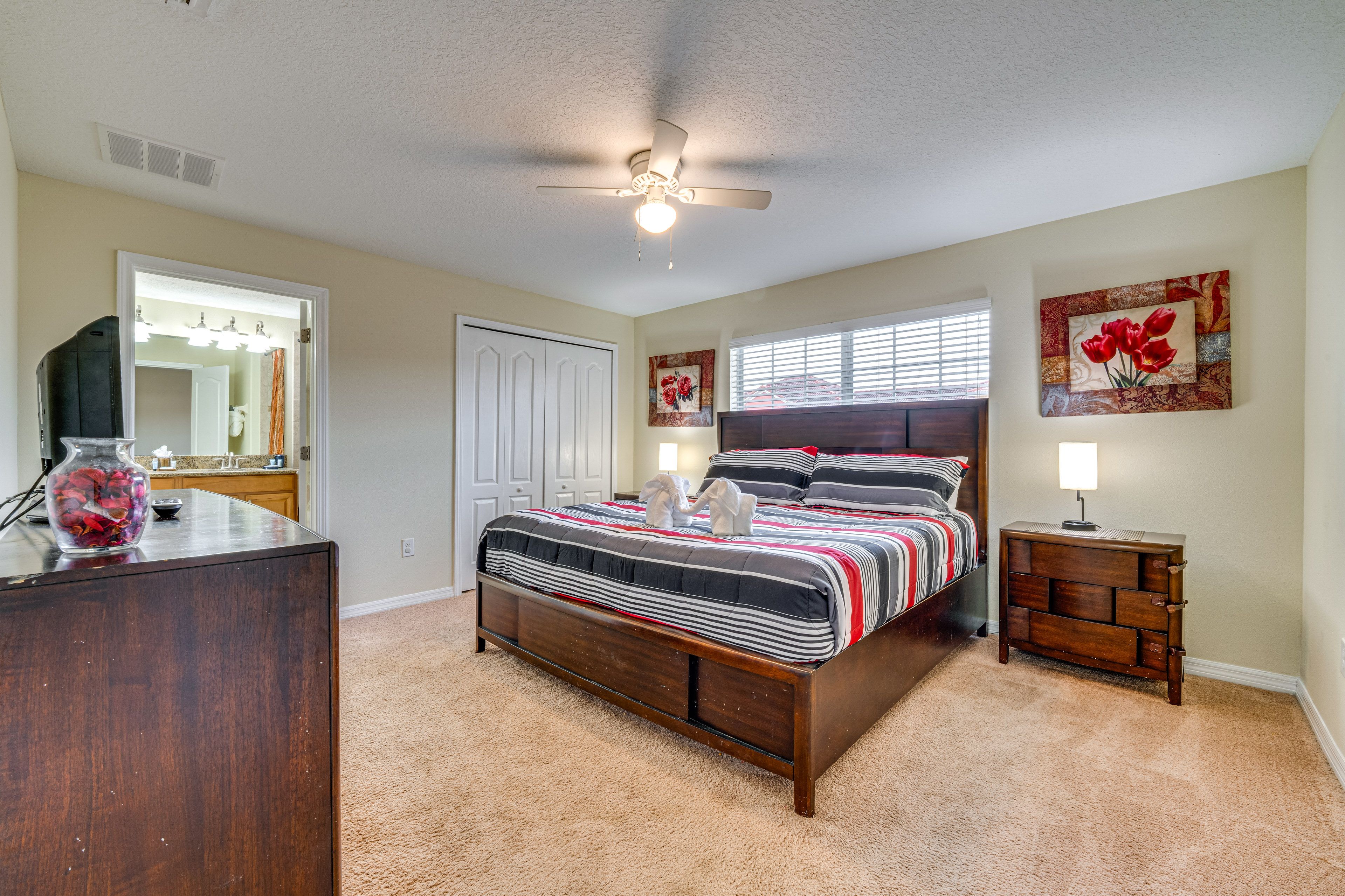 Bedroom 1 | 2nd Floor | King Bed | Linens Provided