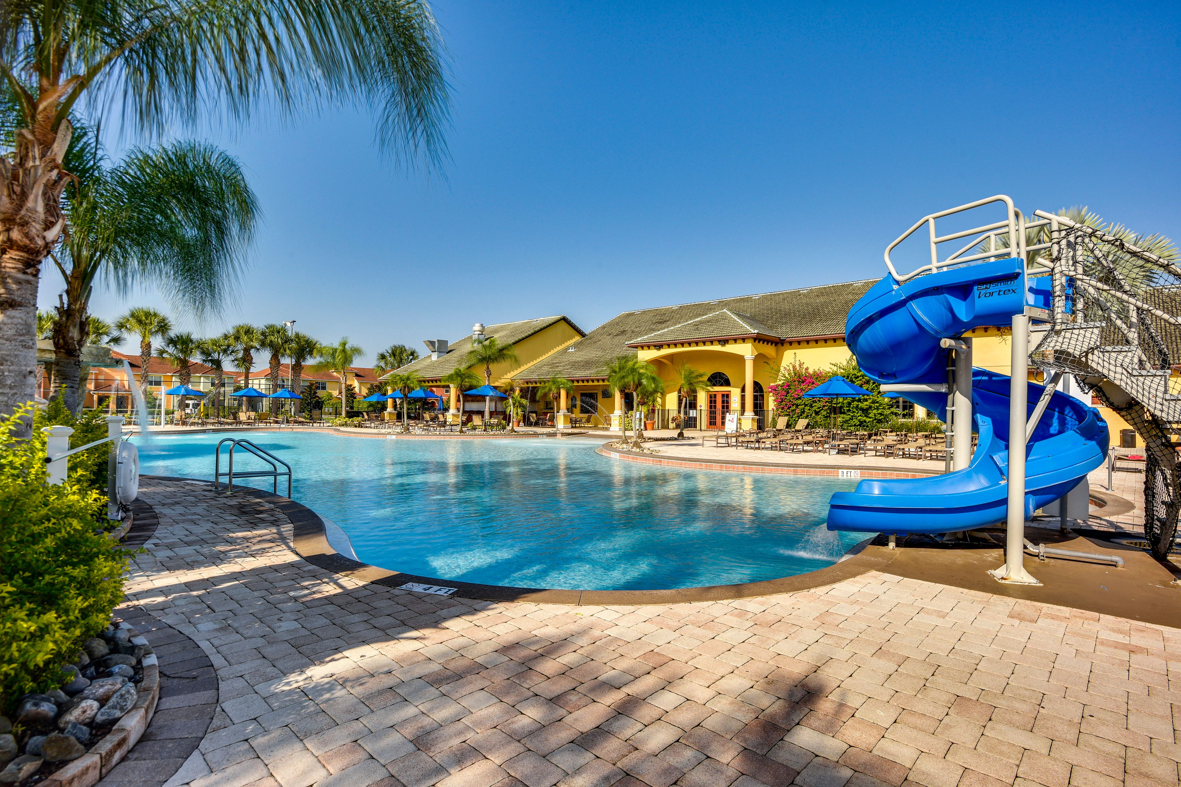 Paradise Palms Resort | Community Amenities | Pool & Waterslide