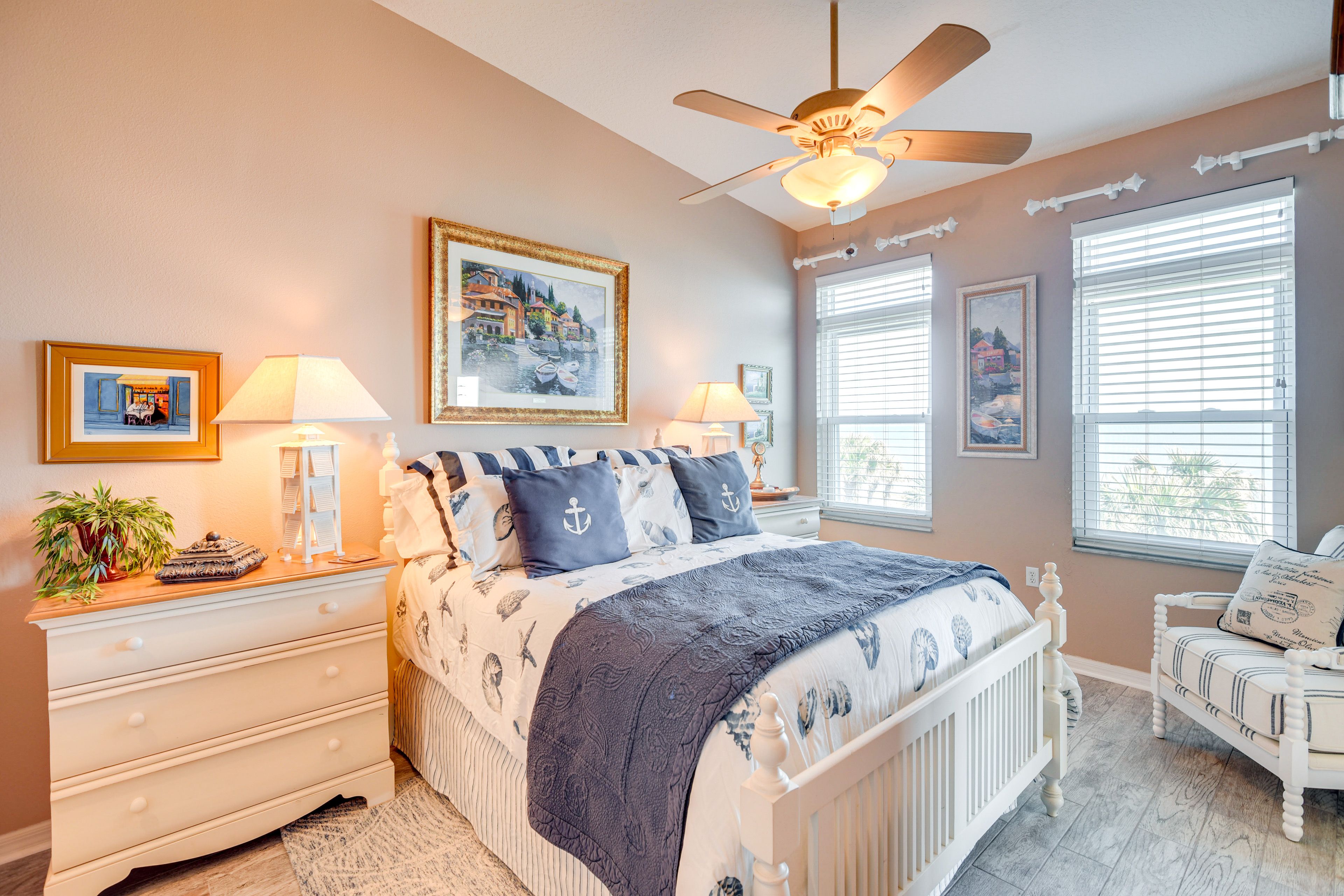 Bedroom 1 | California King Bed | Linens Provided | Balcony Access