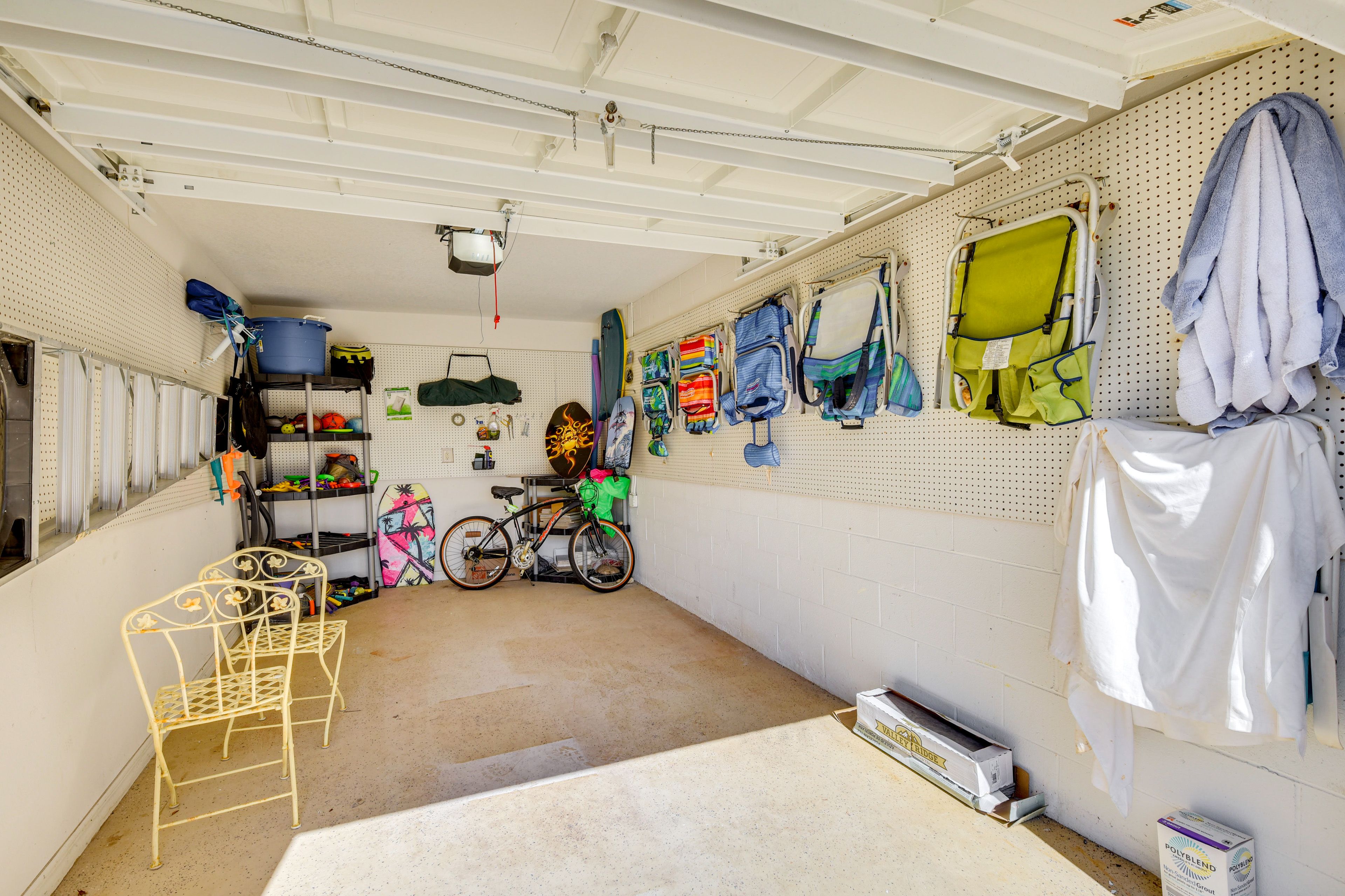 Garage | Beach Gear Provided