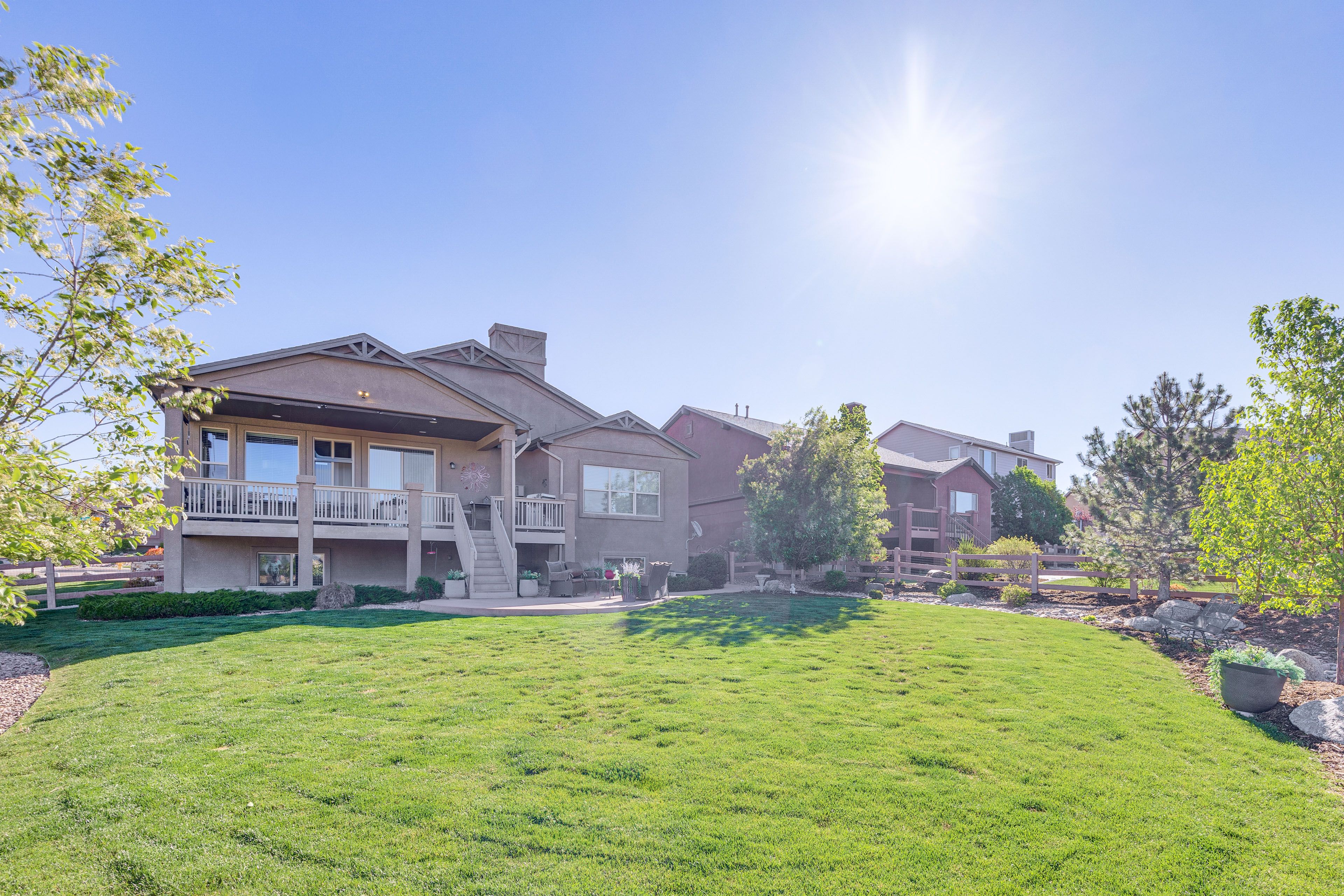 Back Exterior | Fenced Backyard