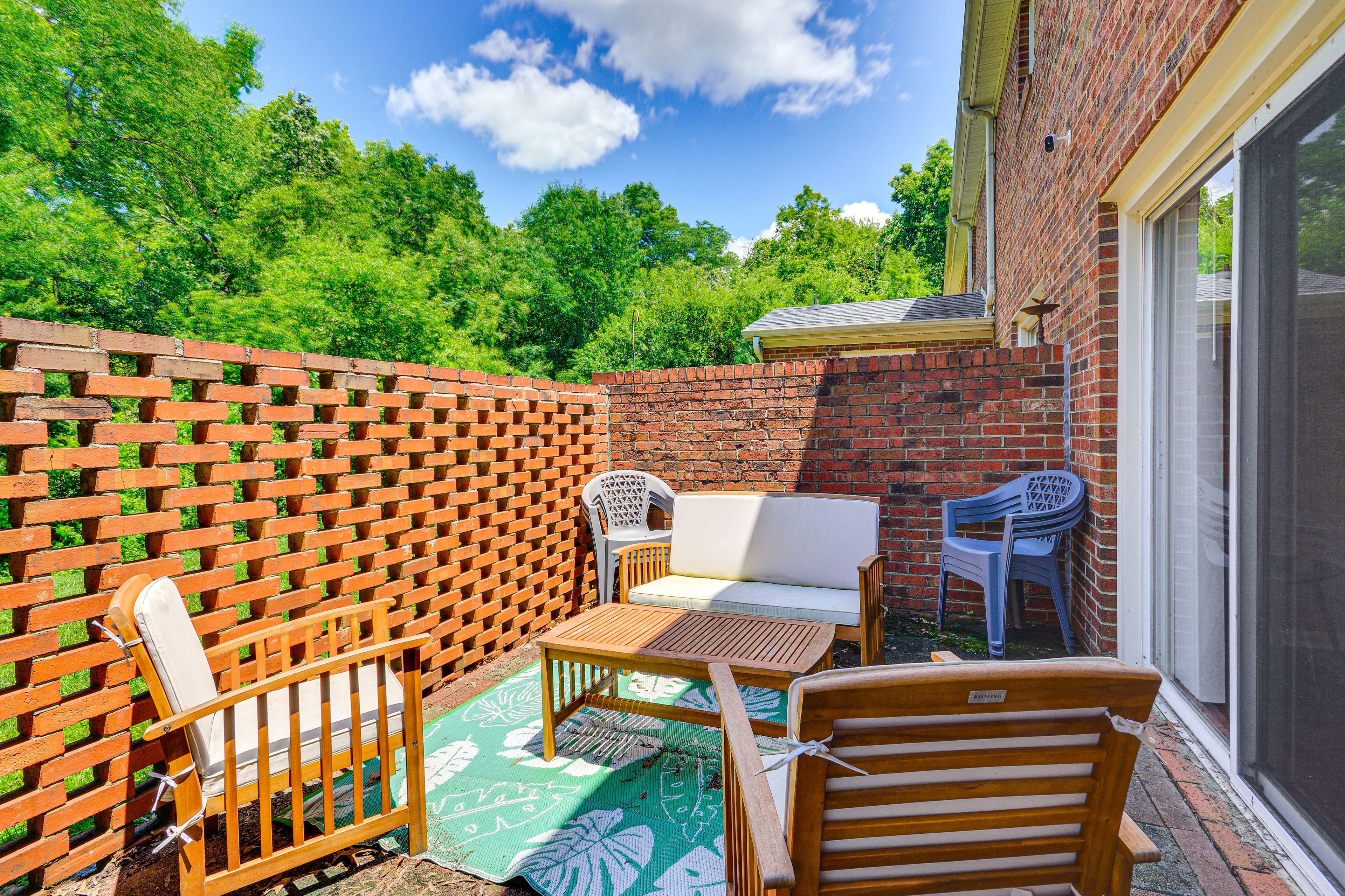 Private Patio | 2-Story Apartment
