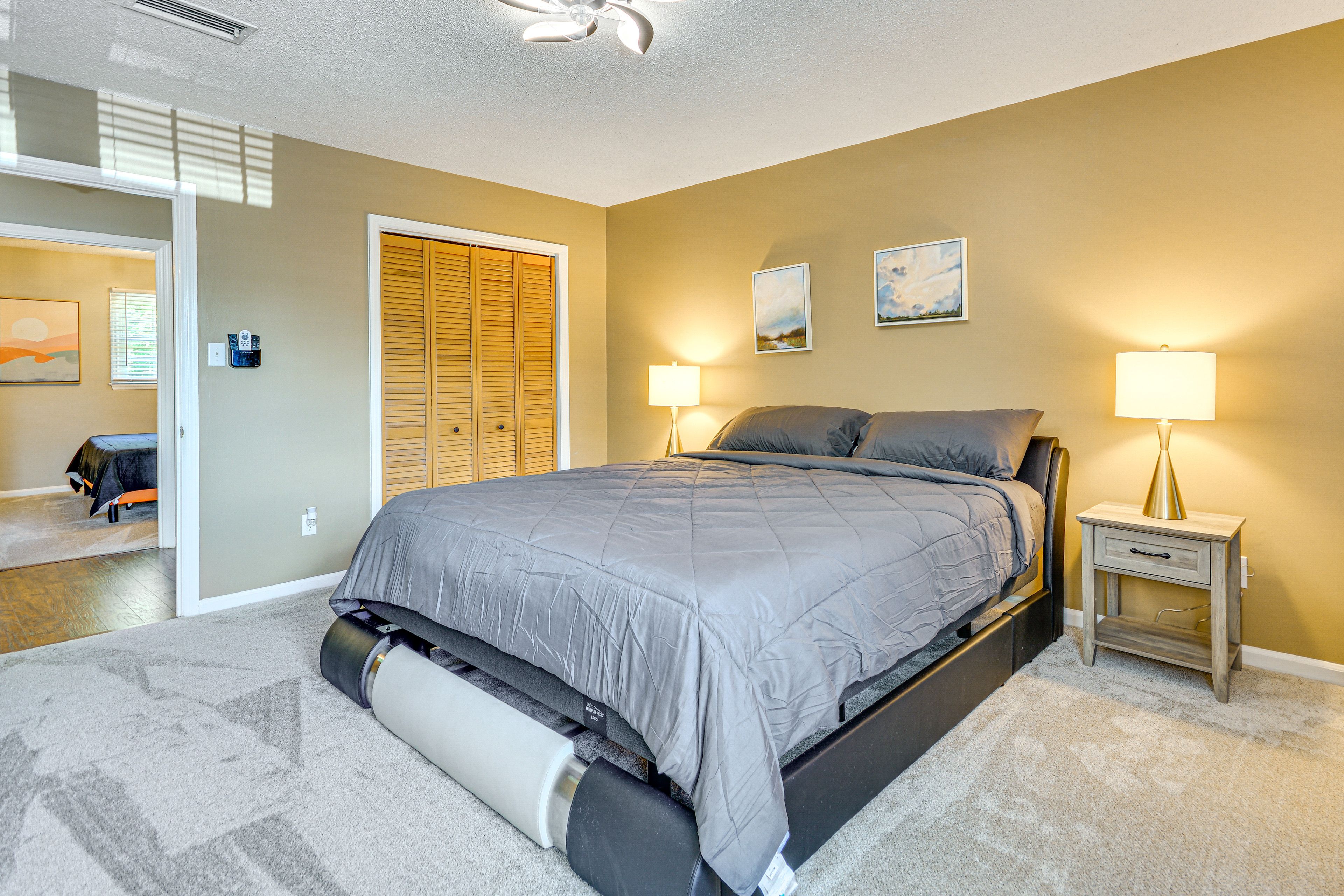 Bedroom 1 | 2nd Floor | King Bed | Smart TV