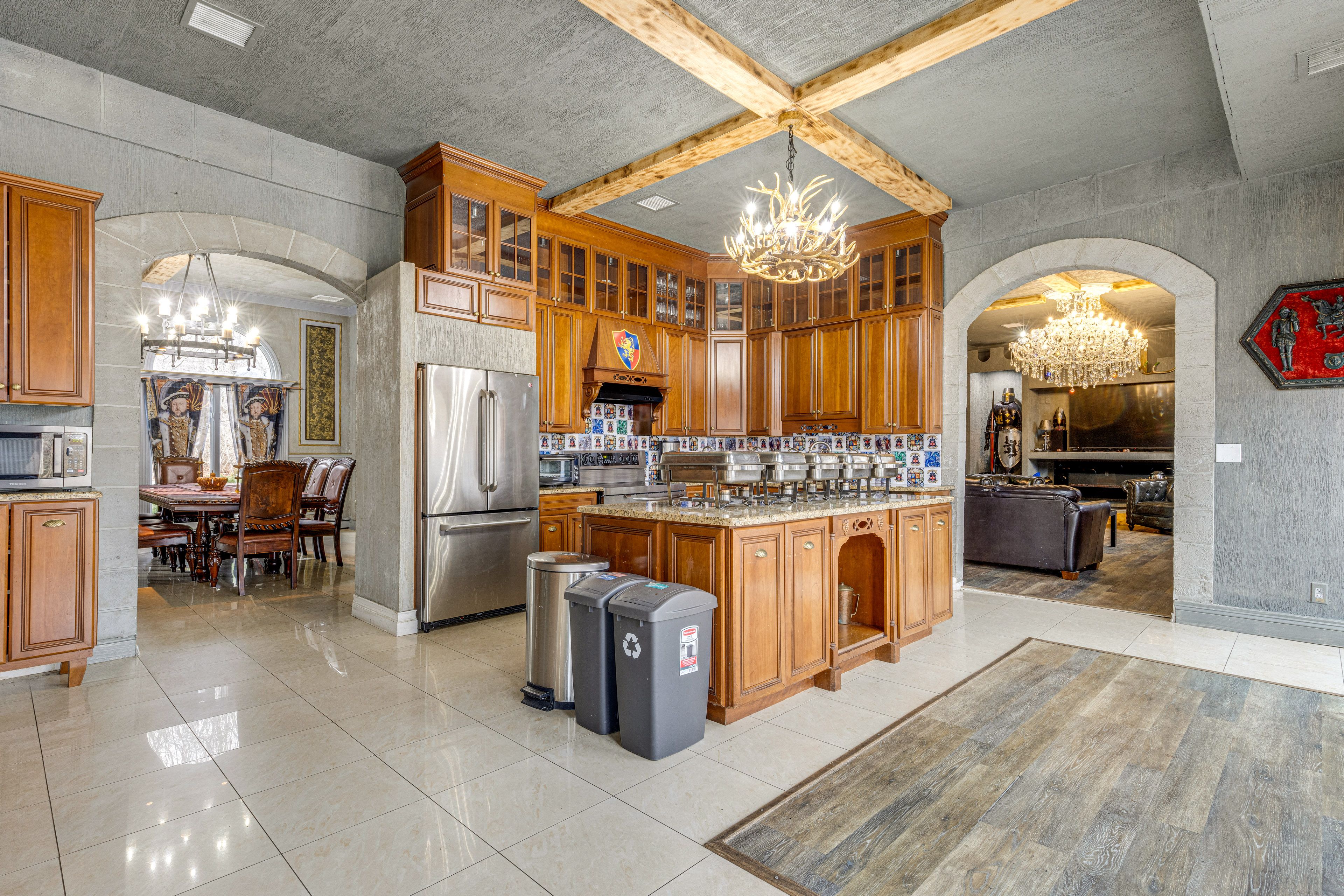 Kitchen | Single-Pod Coffee Maker | Microwave | Dining Table | 1st Floor