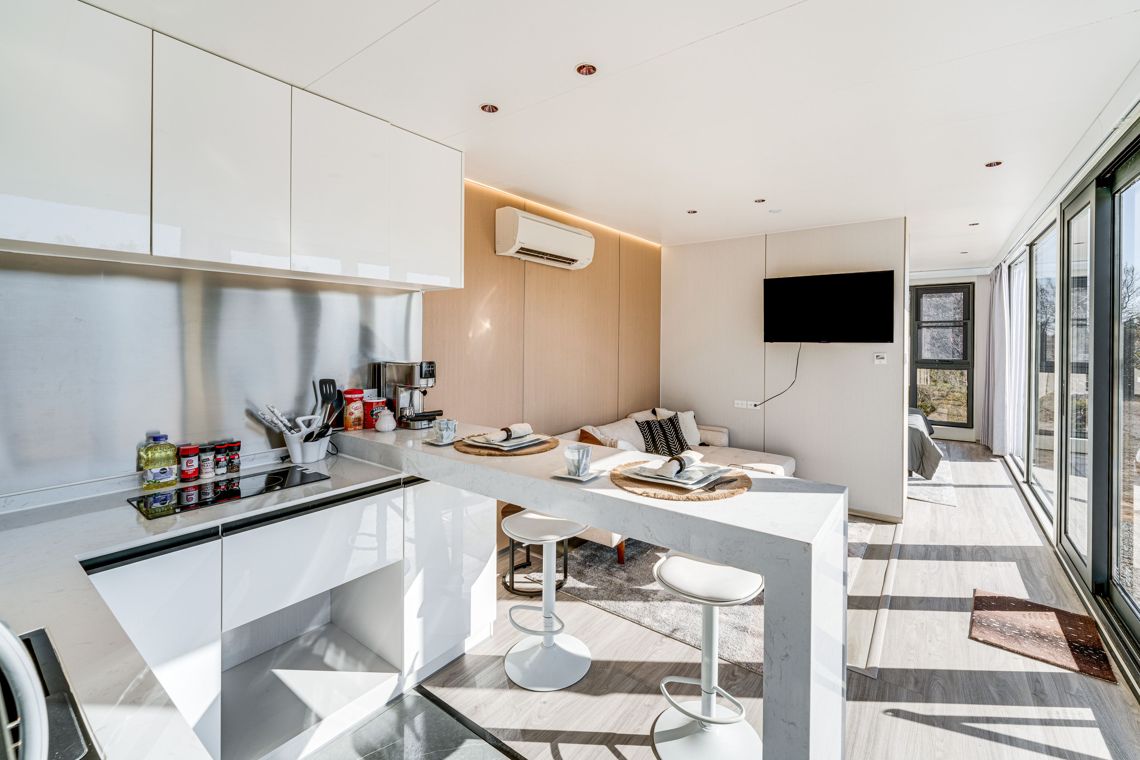 Interior | Single-Story Studio | Mini-Split Heating & A/C | Free WiFi