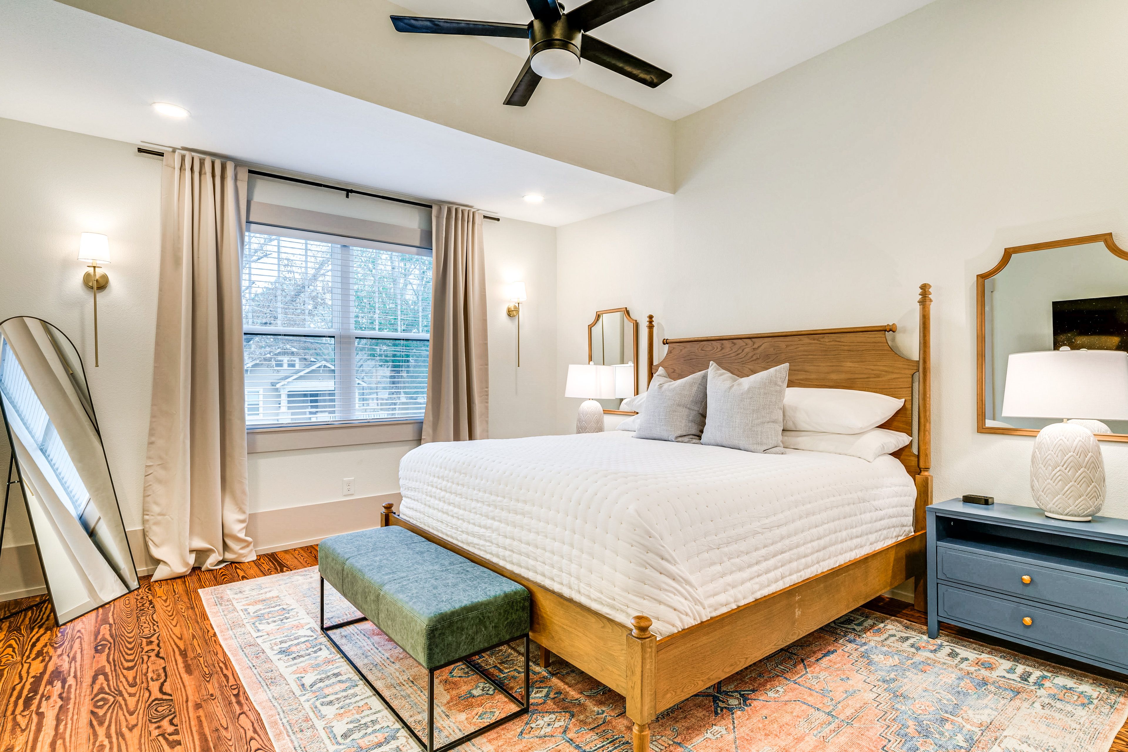 Bedroom 2 | 1st Floor | King Bed | Linens Provided