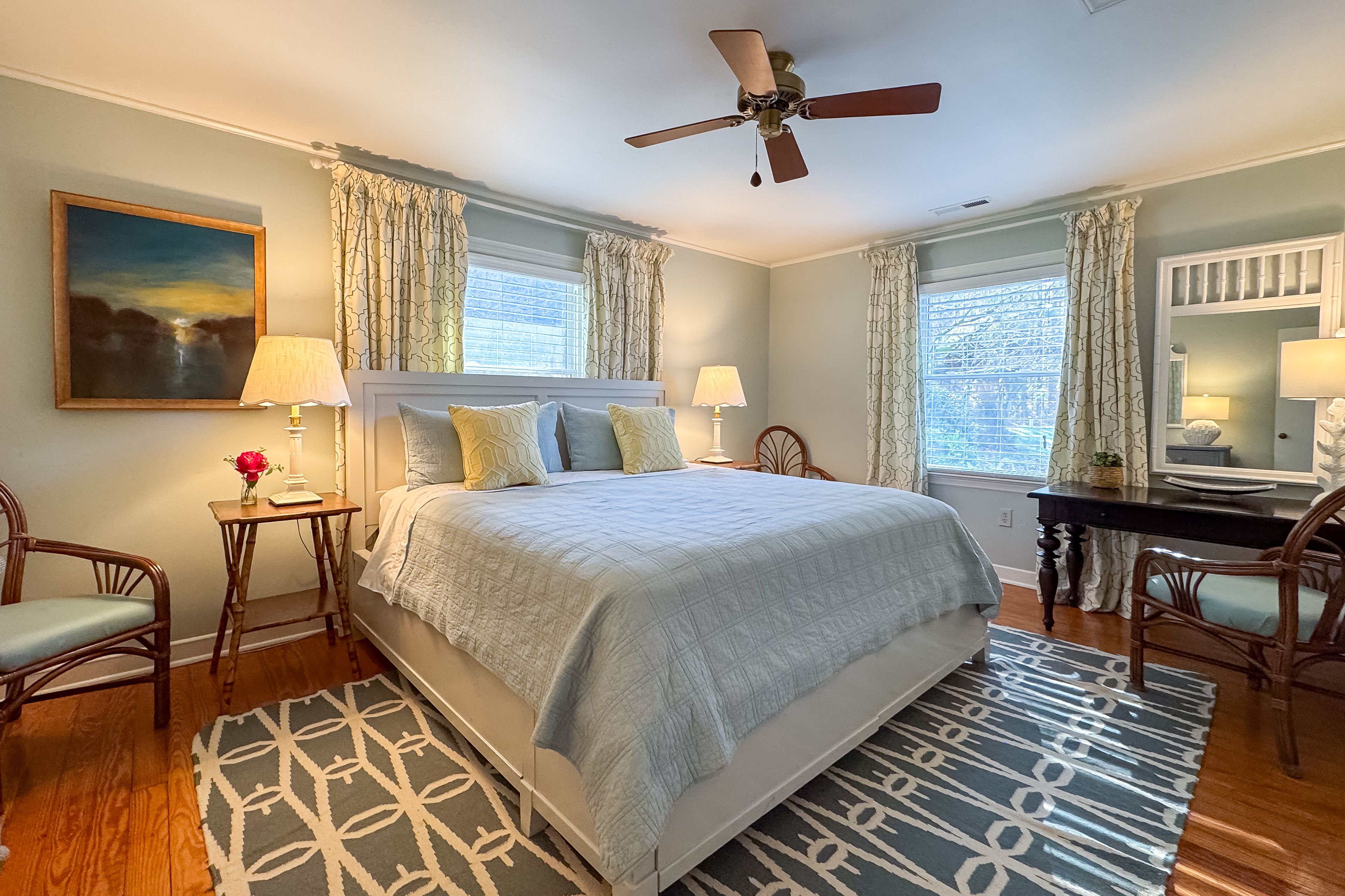 Bedroom 2 | 1st Floor | Queen Bed | Linens Provided