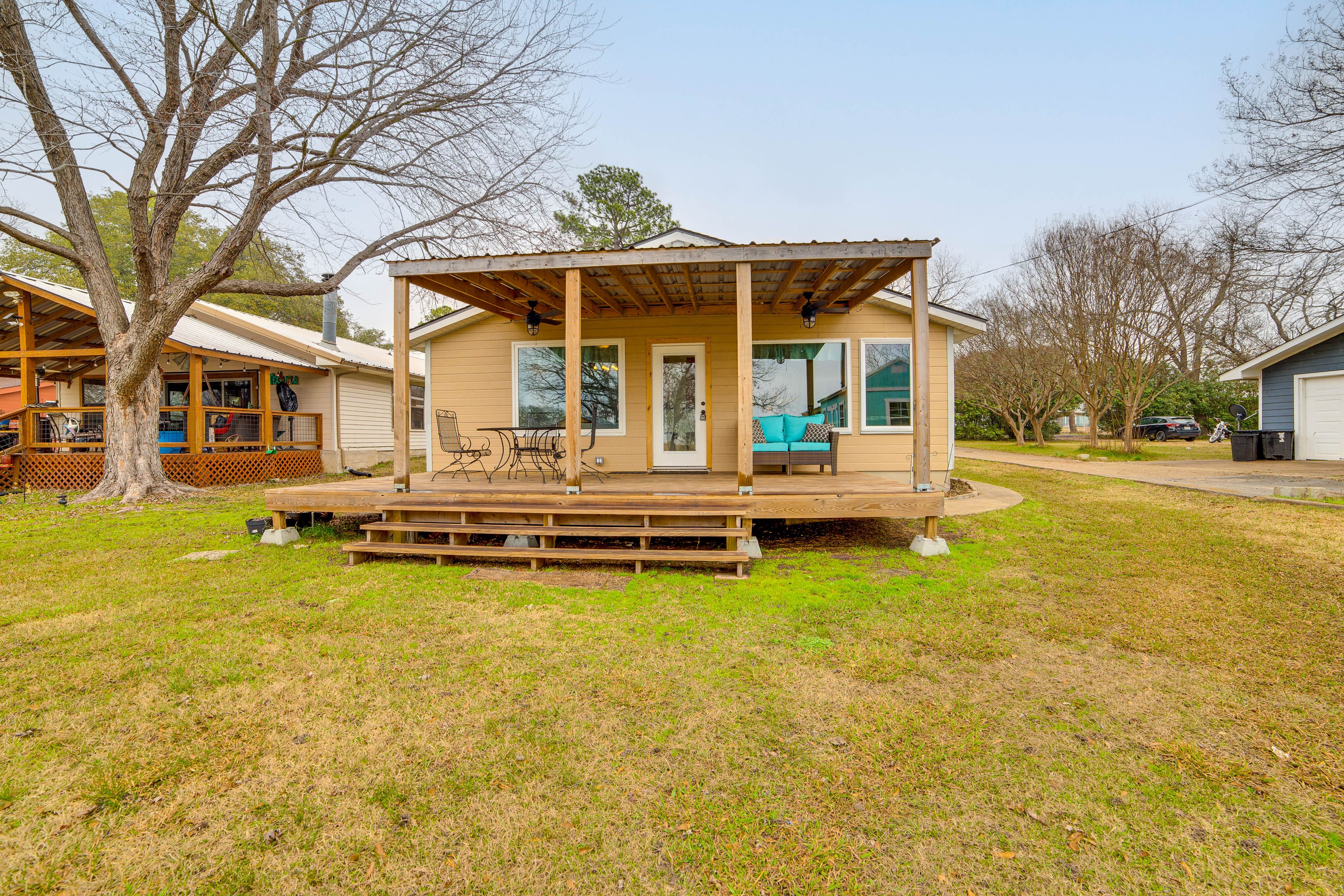 House Exterior | Private Yard | Wood-Burning Fire Pit