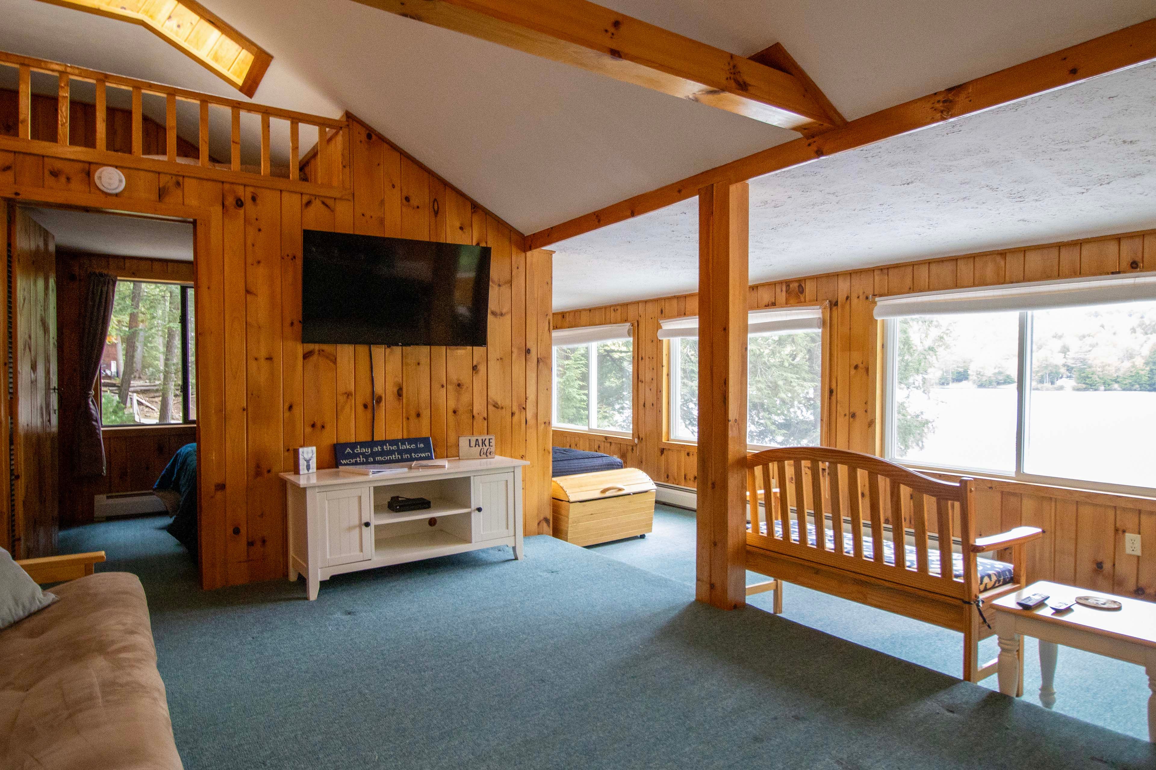 Main Living Area | Smart TV w/ Cable | Futon | Twin Daybed | Main Floor