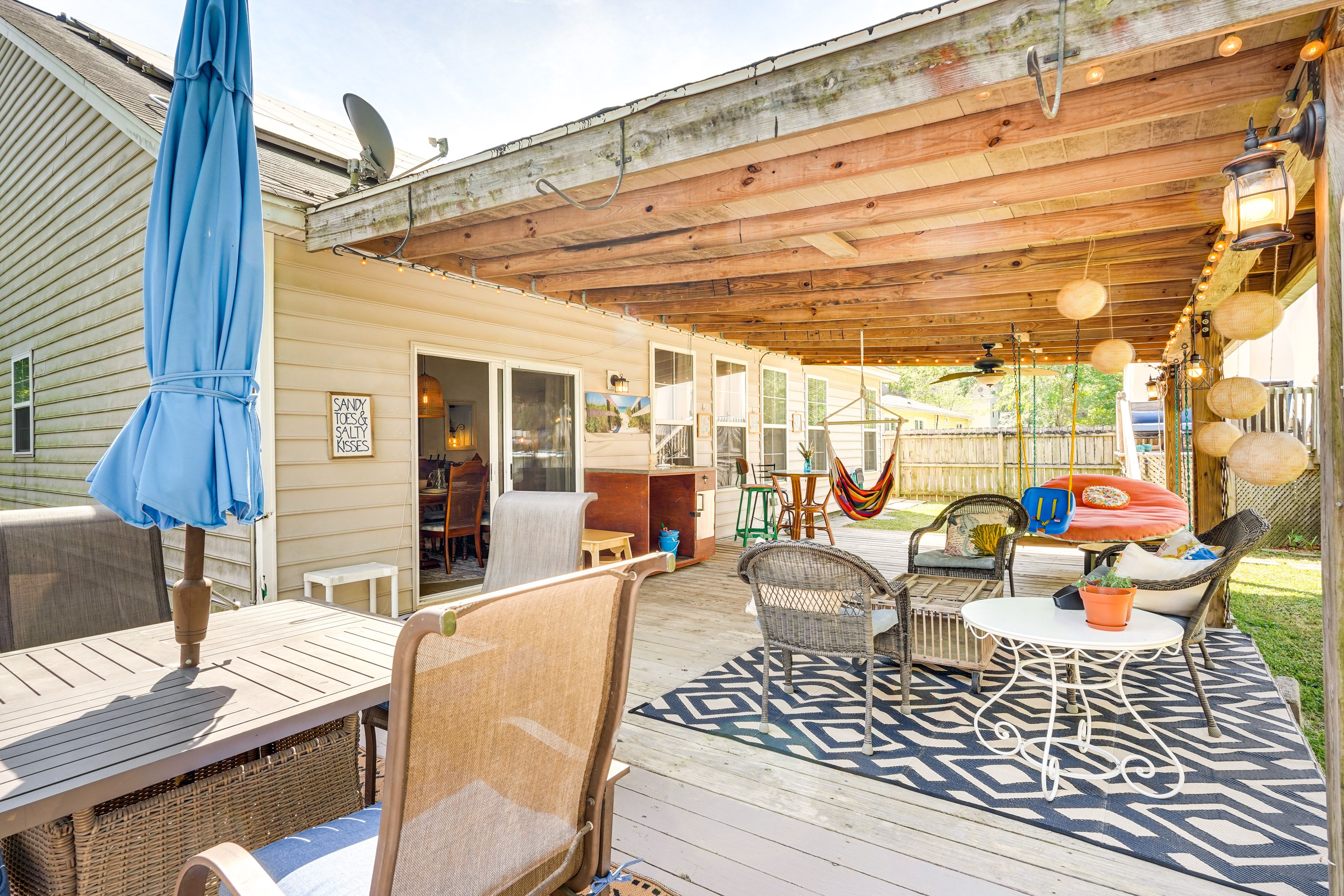 Back Porch | Fenced Yard