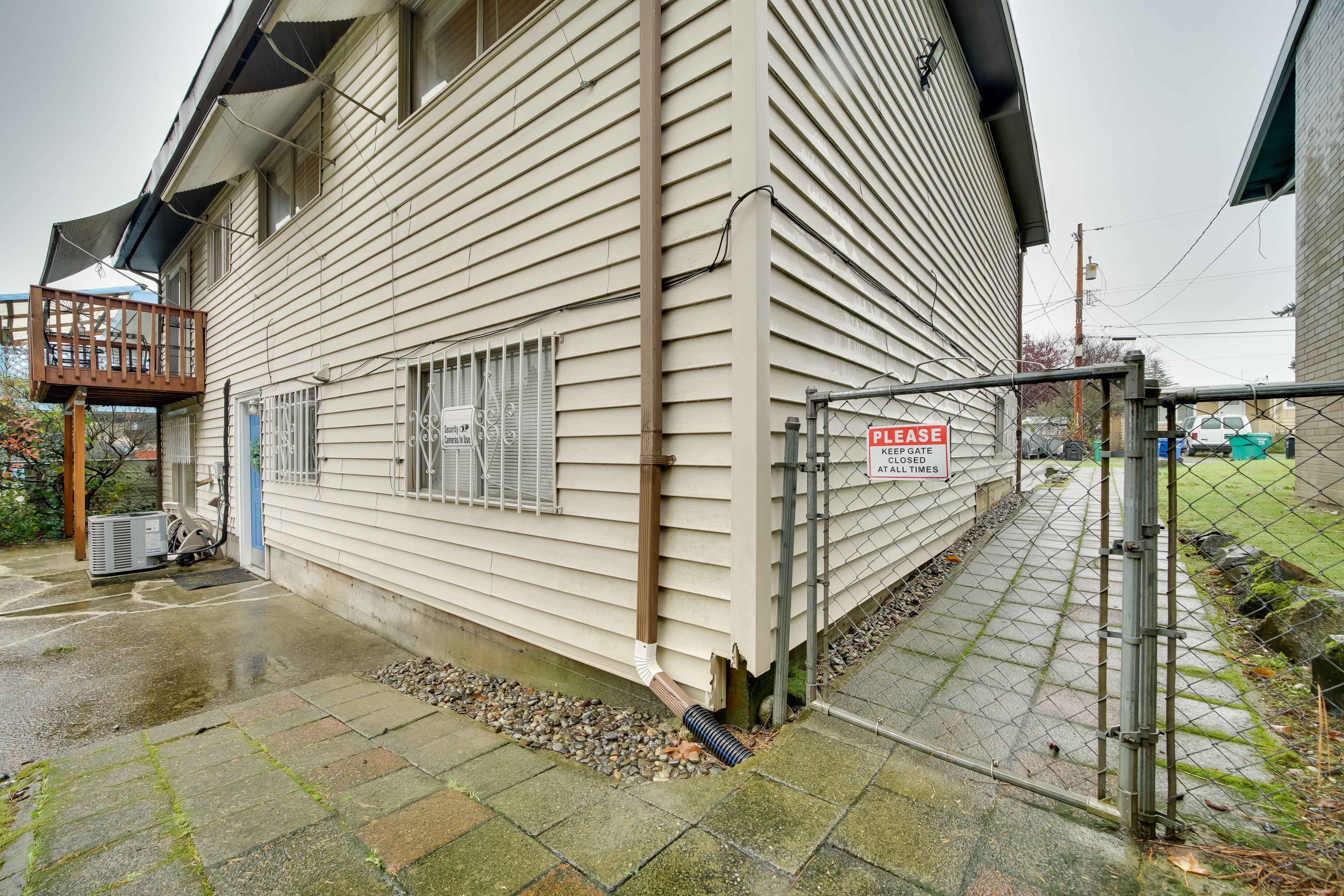 Walkway to Parking Area