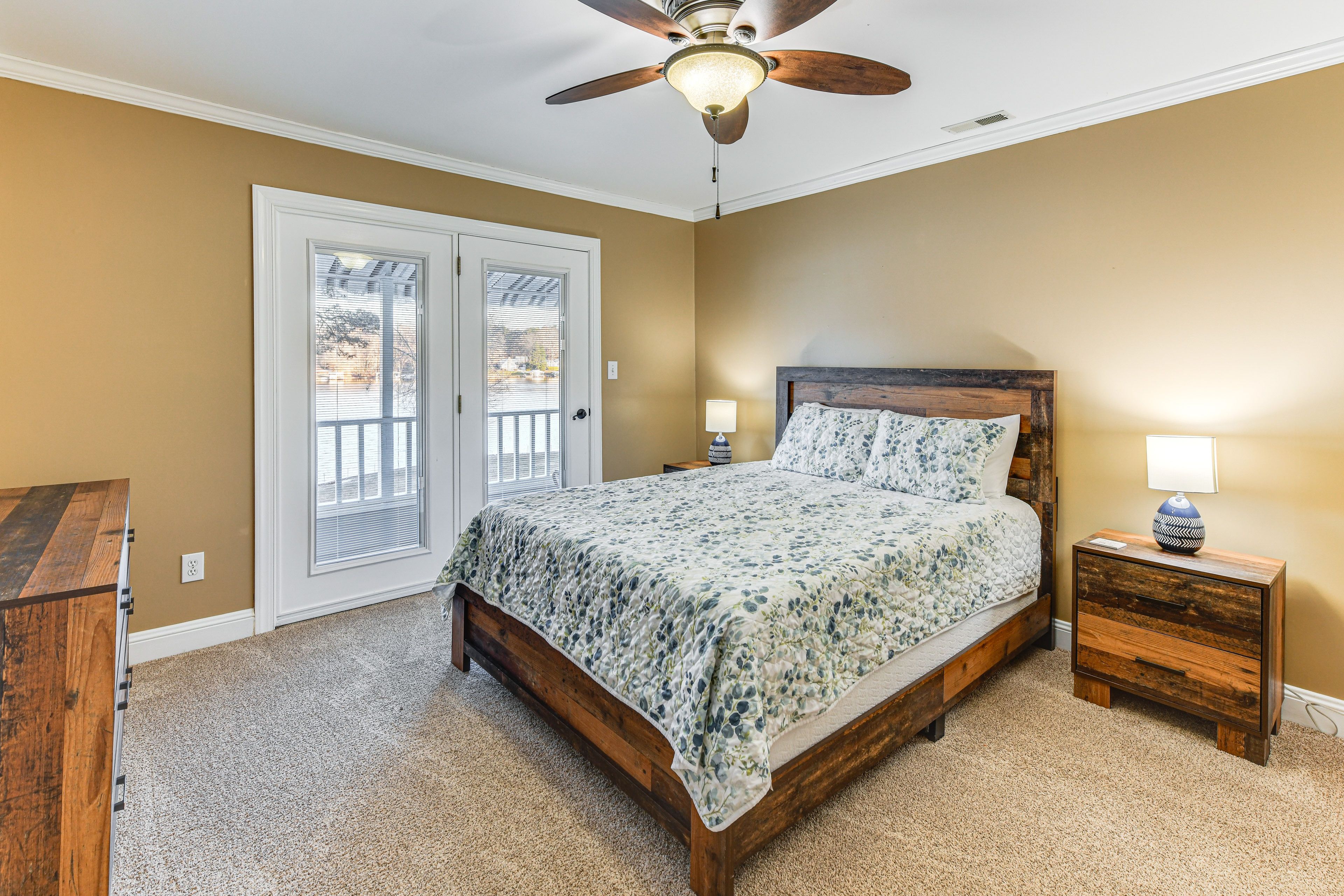 Bedroom 3 | Queen Bed | Balcony Access | 2nd Floor