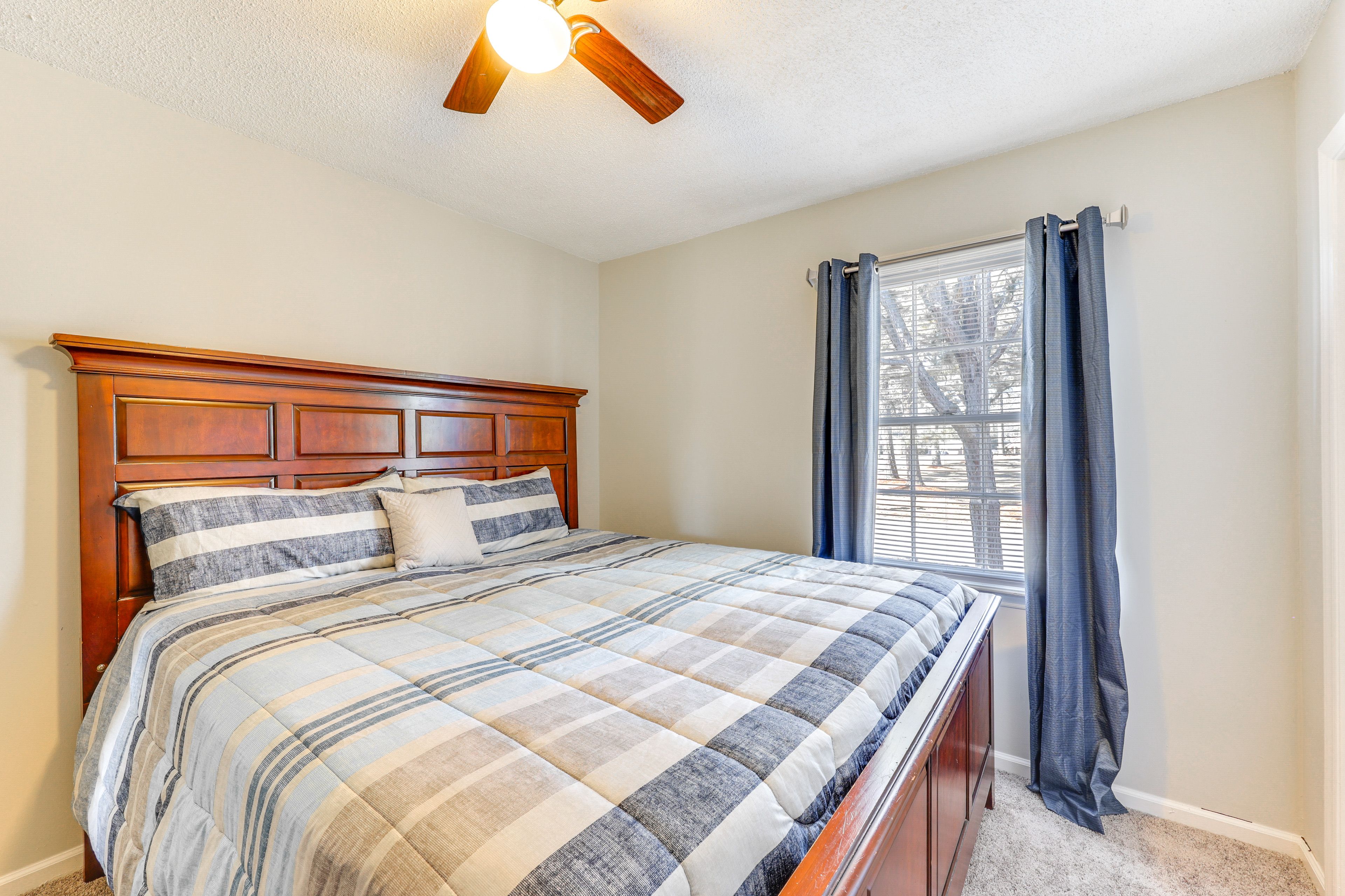 Bedroom 1 | 2nd Floor | California King Bed | Linens Provided