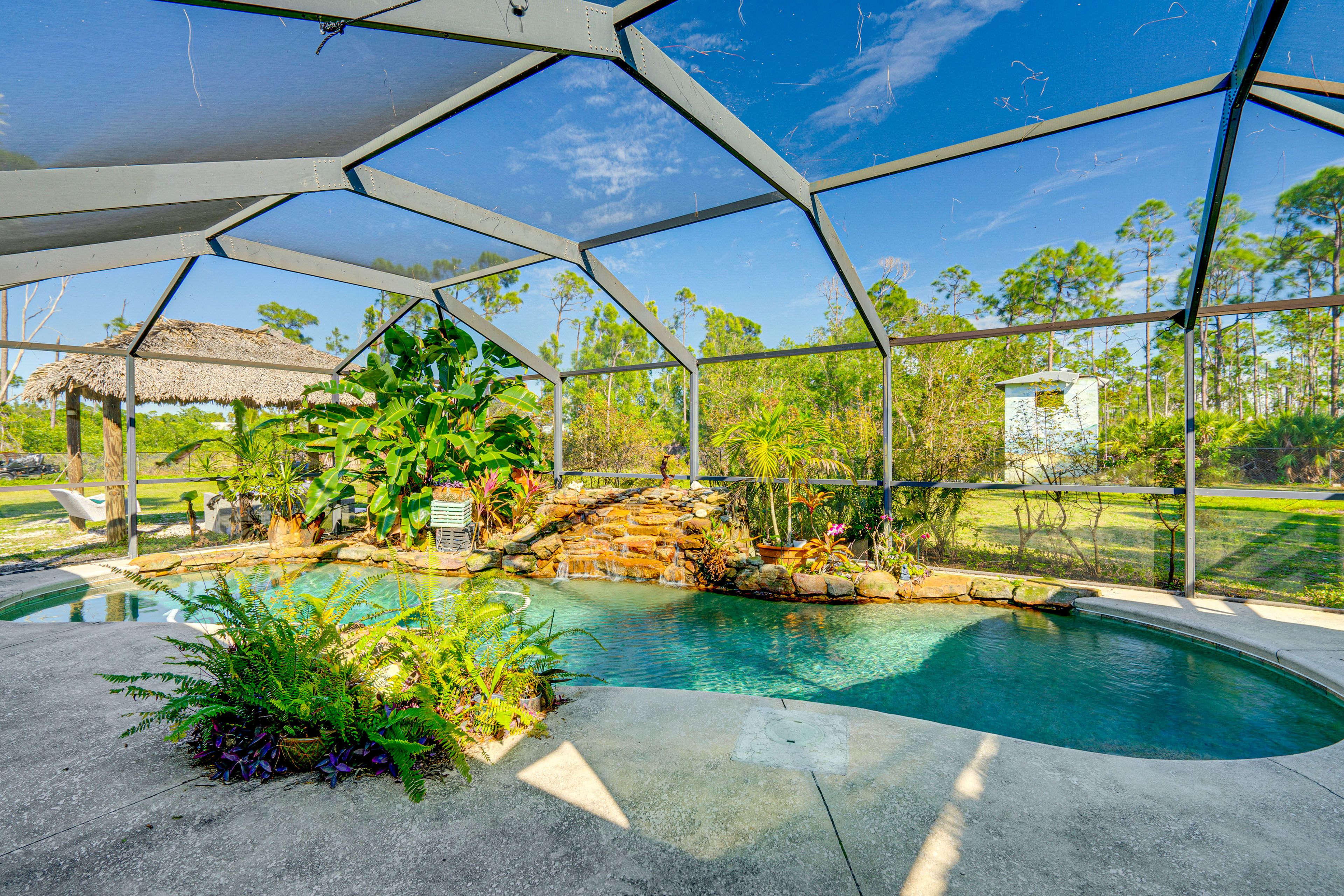 Screened-In Lanai | Private Pool | Lounge Area