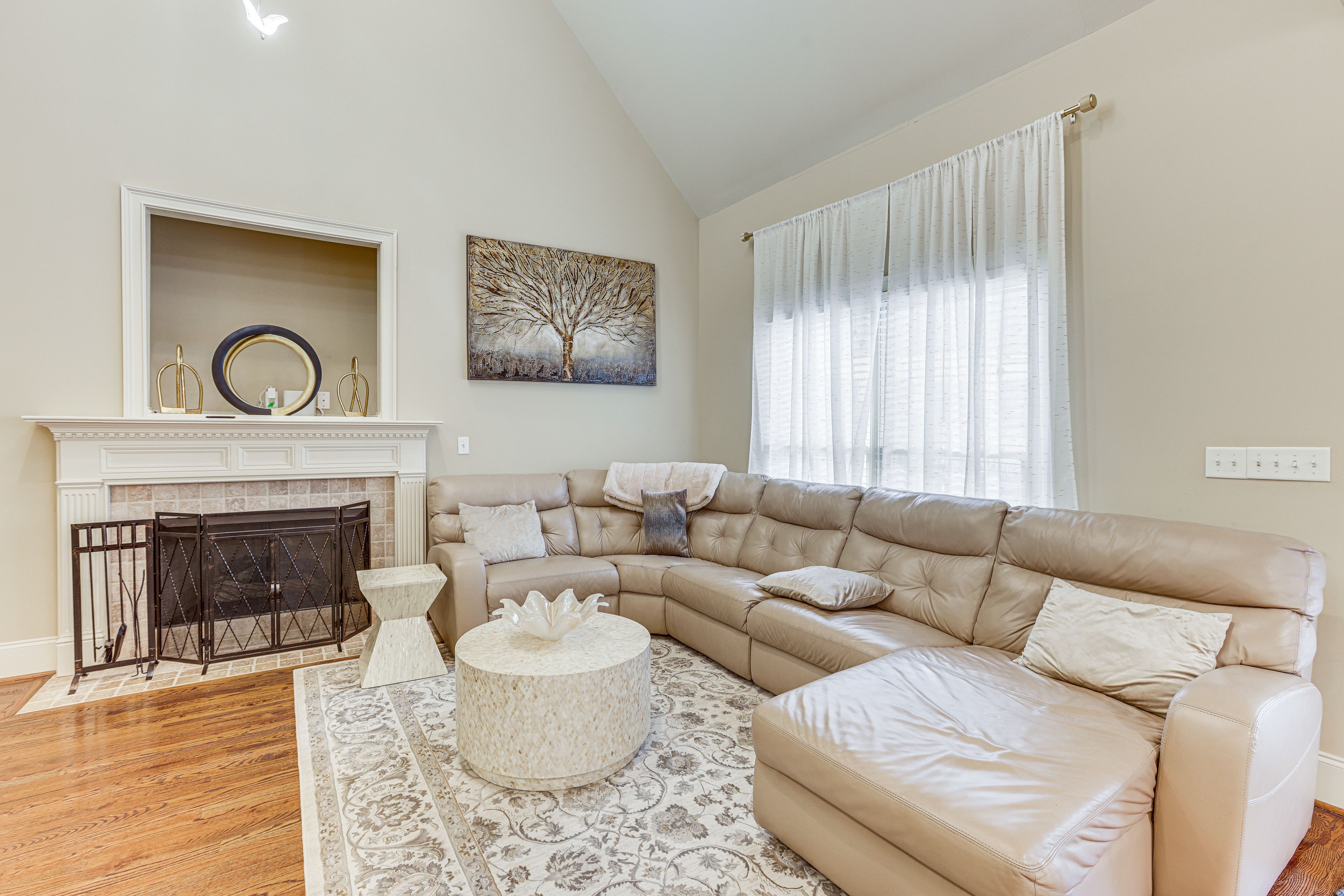 Family Room | Main Level | Fireplace | Smart TV