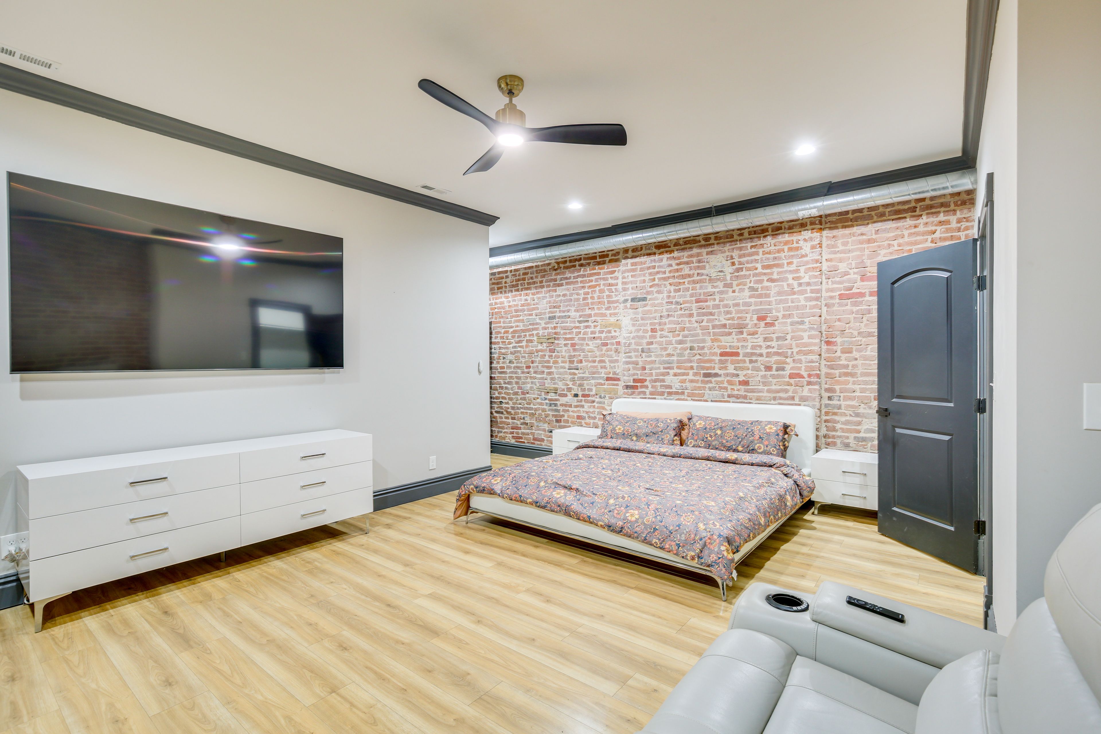 Bedroom 1 | 2nd Floor | California King Bed | Smart TV | Linens Provided