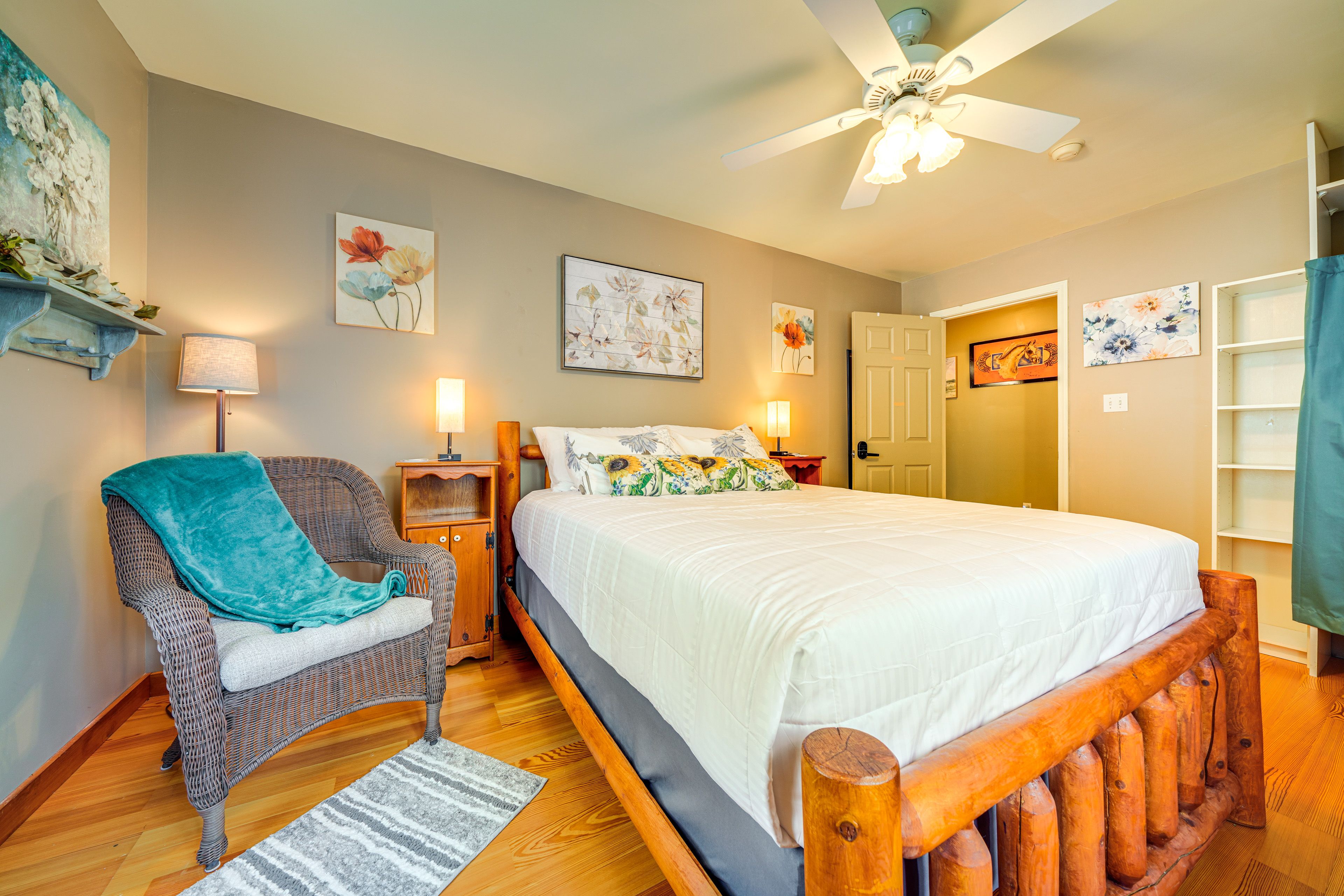 Bedroom 2 | 2nd Level | 2 Steps | Queen Bed | Linens Provided