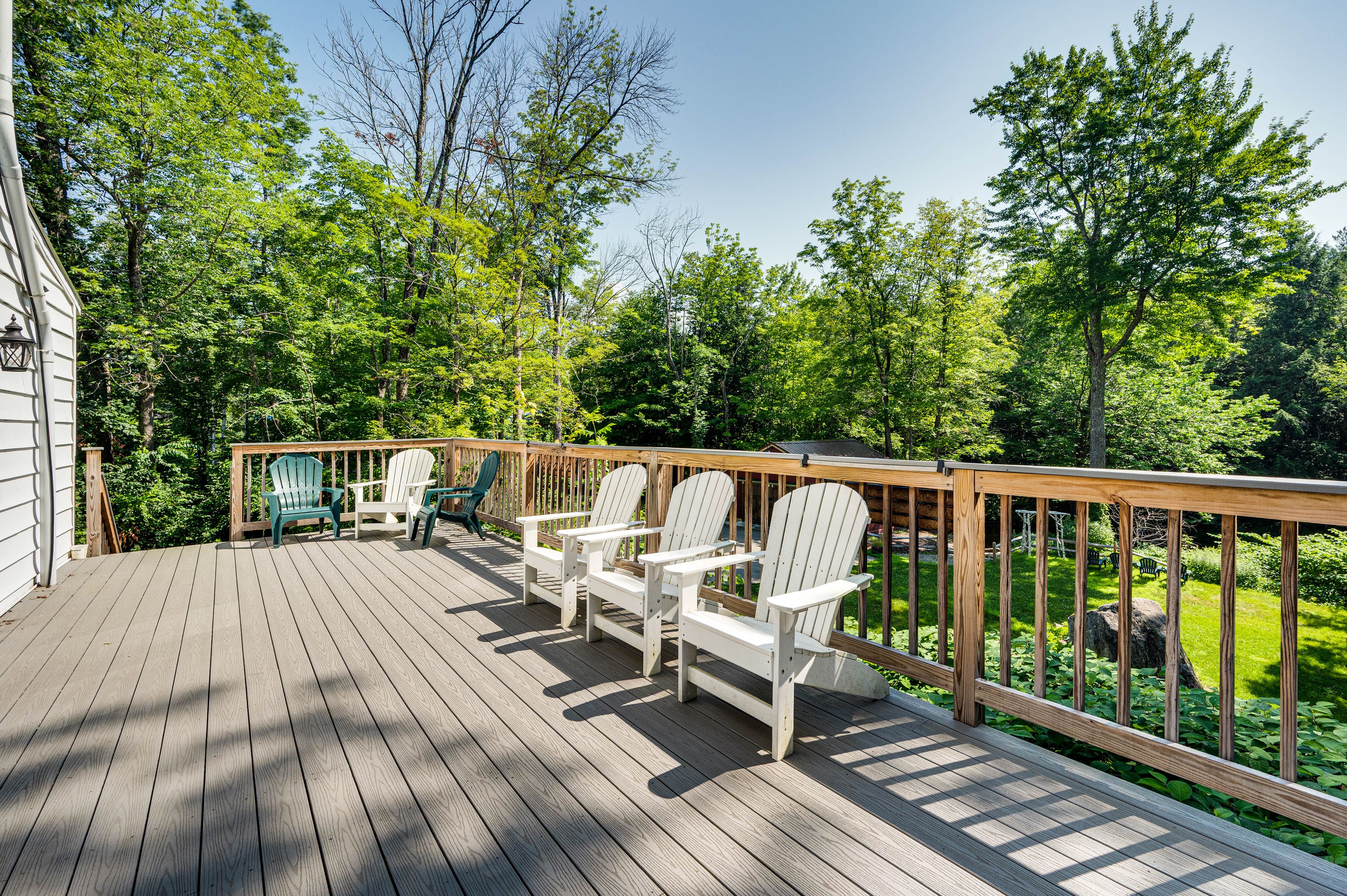 Furnished Deck | Seating | Gas Grill | Private Yard w/ River Access